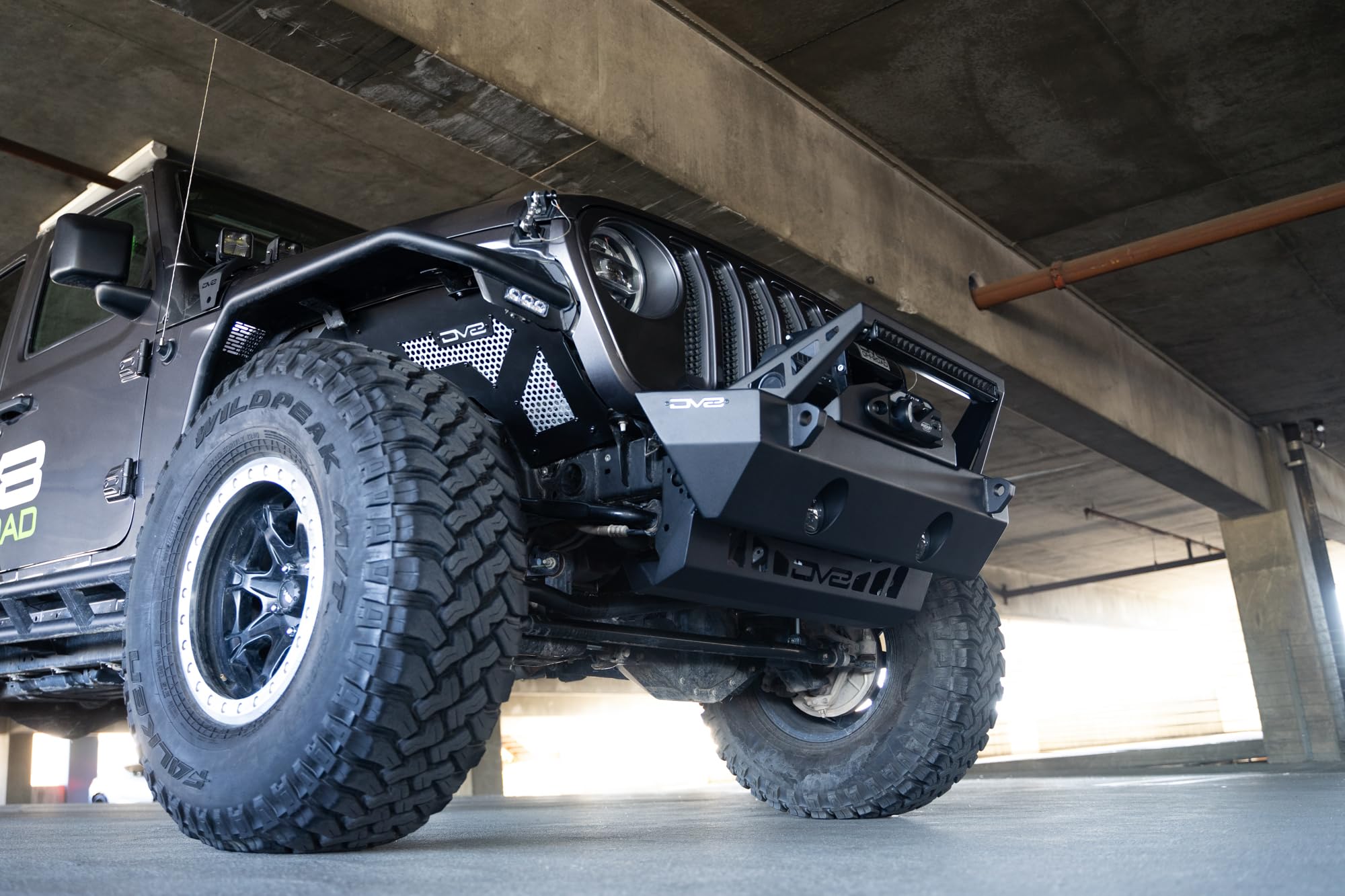 Dv8 Offroad SPJL-02 DVE Heavy Duty Skid Plates for Jeep Wrangler & Gladiator - Off-Road Protection Underbody Armor for Rock Crawling & Trail Adventures