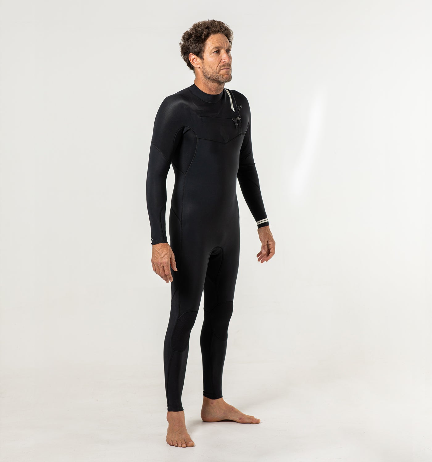 Performance Men's 3/2mm Chest Zip Wetsuit - Premium Neoprene Steamer Wetsuit for Surfing, Diving & Water Sports | Comfortable & Flexible Cold Water Protection