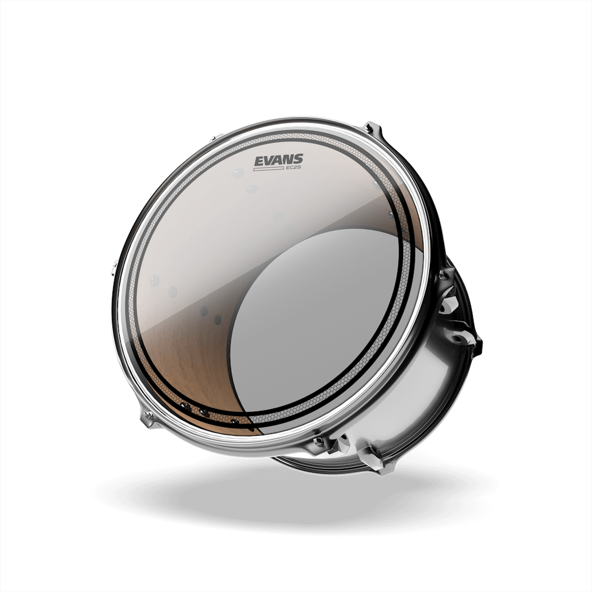 Evans EC2 Clear Drum Head 16 Inch - Premium Drumhead for Snare and Toms, Perfect for Live Performances & Studio Recording