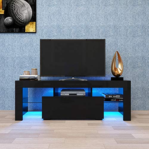 Black With Two Drawes Fit Up to 50 Inch
