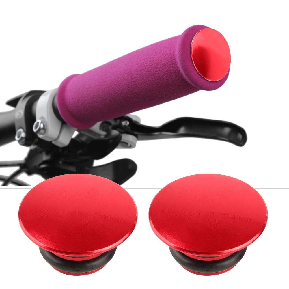 Premium Aluminum Alloy Handlebar End Plugs for Bicycles - Universal Fit for Mountain Bike, Road Bike, MTB, BMX - Durable Cycling Accessories for Safety & Style - Perfect for Commuting, Racing & Off-Road Adventures