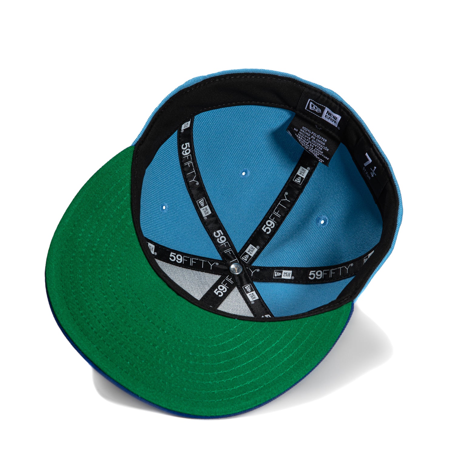 New Era 59Fifty Kansas Jayhawks 1988 Final Four Patch Snapback Hat - Light Blue & Royal - Perfect for Basketball Fans, Game Day & Sports Collectors
