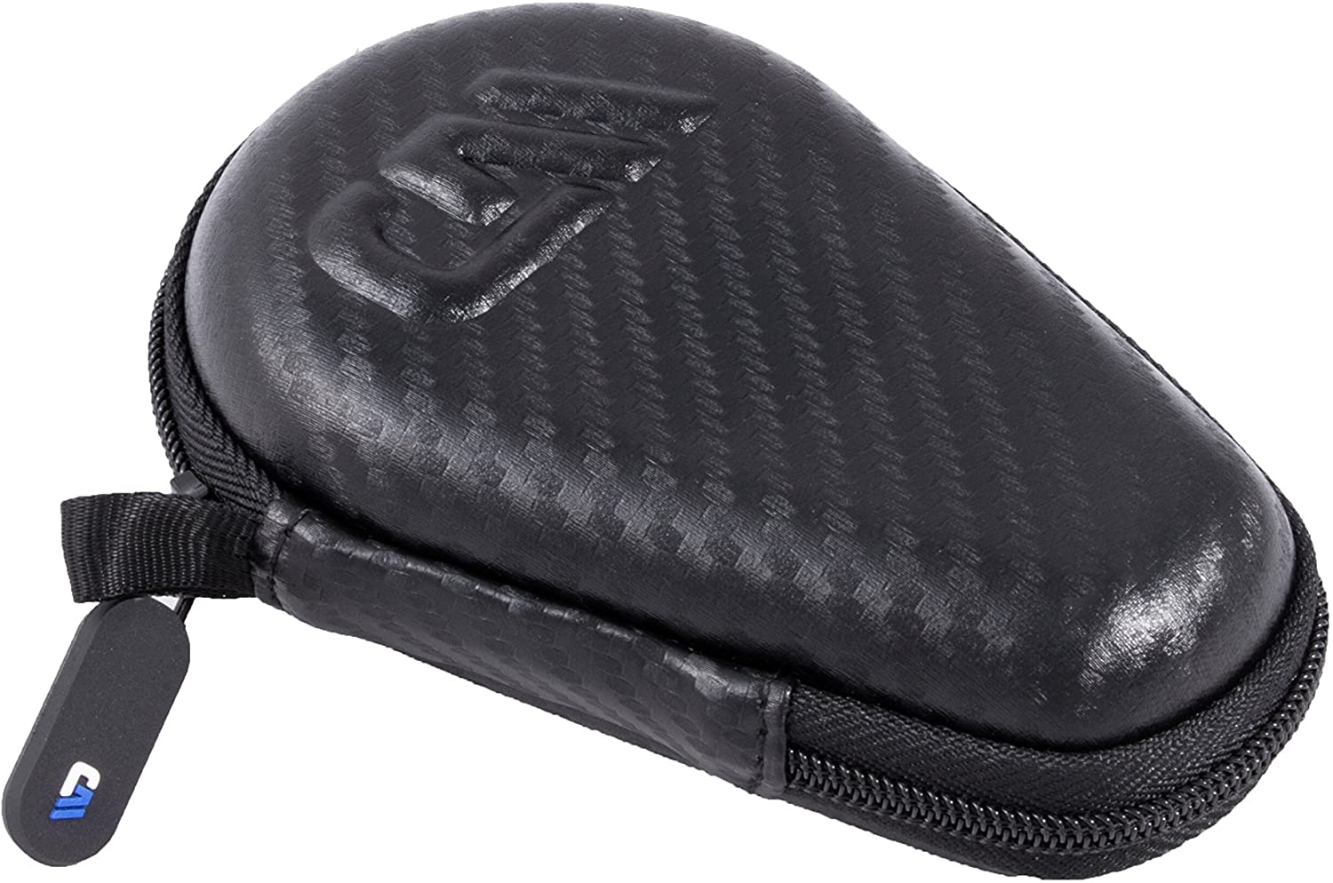CASEMATIX Premium Watch Travel Case - Hard Shell Exterior & Cushion Foam Interior for Protection - Fits Watches Up to 56mm with Reinforced Zippers & Metal Carabiner - Perfect for Business Travel, Vacation & Watch Collection Storage
