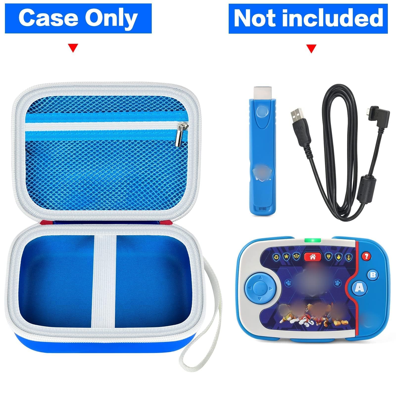 LeapFrog Game Case - Controller & Accessories Organizer for Toddlers | Travel & Home Storage