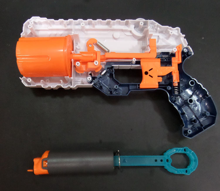 X Shot Reflex 6 Blaster with Upgrade Spring - High Performance Foam Dart Toy Gun for Outdoor Games, Nerf Battles & Backyard Fun