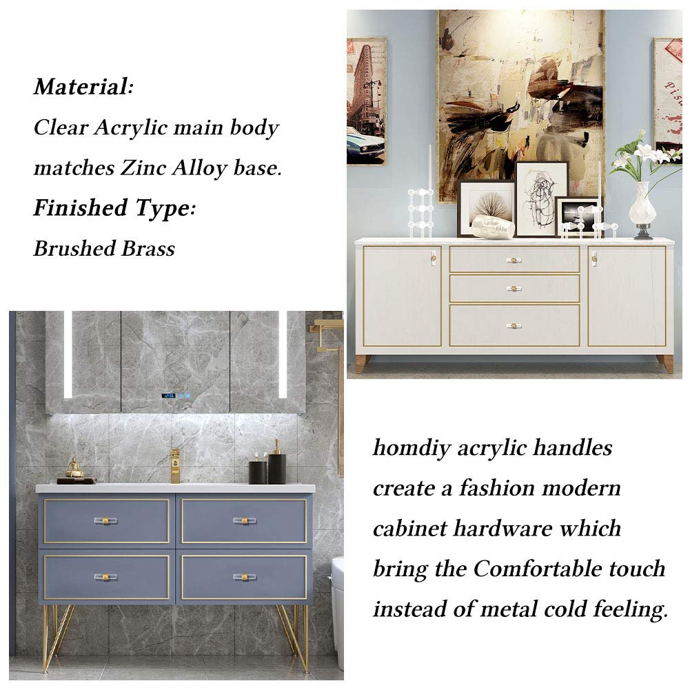 25 Pack Brass Cabinet Pulls - 3