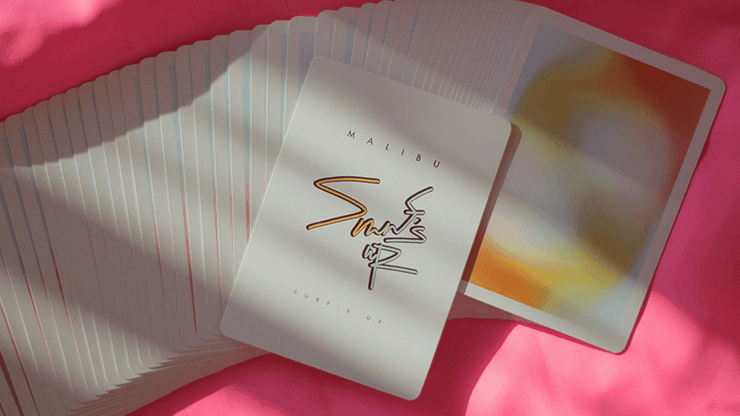 Premium Malibu Zuma Beach Themed Playing Cards - Waterproof & Durable for Poolside, Beach Parties & Outdoor Games - 52 Deck with Unique Coastal Designs
