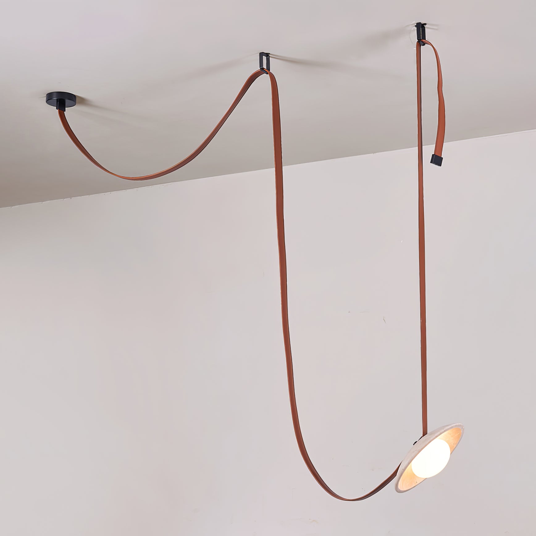 Lasso Stone Pendant Light - Modern Farmhouse Ceiling Lighting Fixture for Kitchen Island, Dining Room & Bedroom Decor