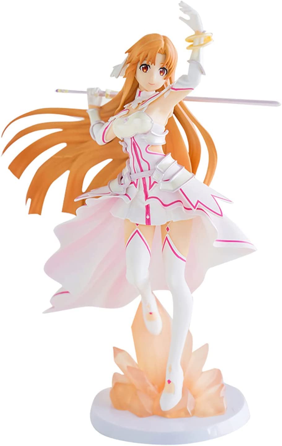 Anime Sword Art Online Alicization SAO Asuna The Goddess of Creation Stacia Action Figure Model Toy - Collectible Figurine for Anime Fans, Cosplay & Display - Perfect for Gifts, Decor & Anime Collections A20