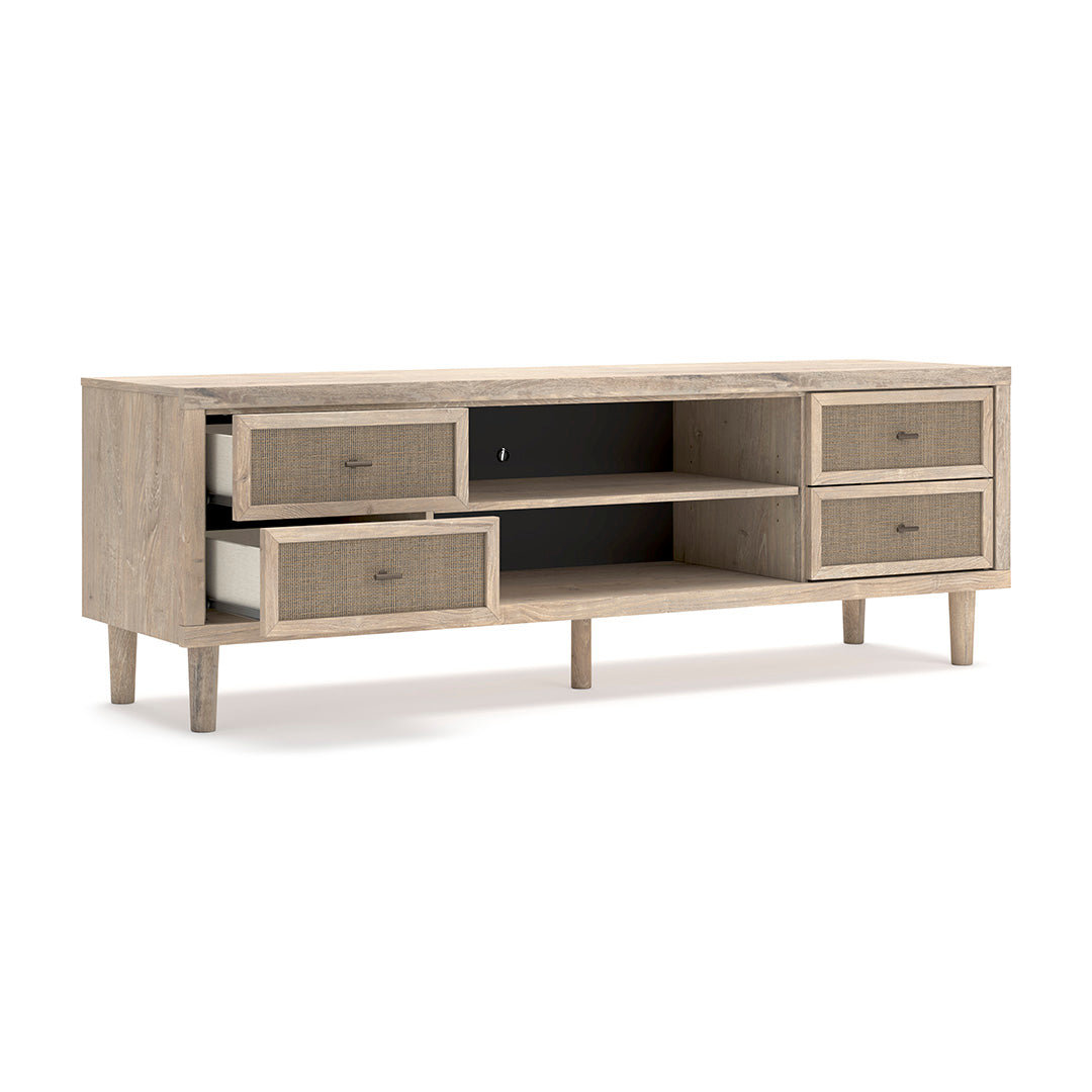 72 Inch Cielden TV Stand for Living Room - Modern Entertainment Center with Storage for Flat Screen TVs up to 80