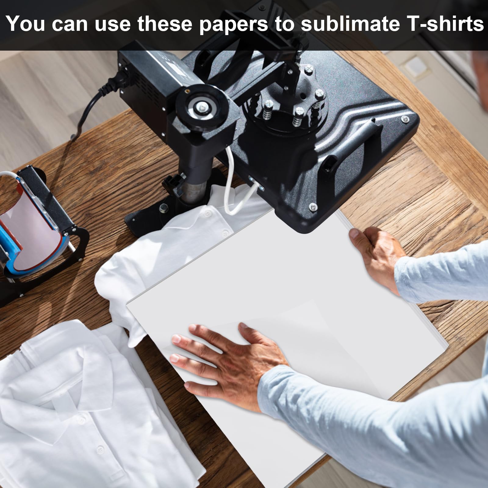 50 Pack 15x15 Inch White Butcher Paper Sheets for Sublimation - Wax-Free Precut Disposable Meat Wrapping Paper - Perfect for Heat Press, BBQ, Meat Smoking & Food Packaging