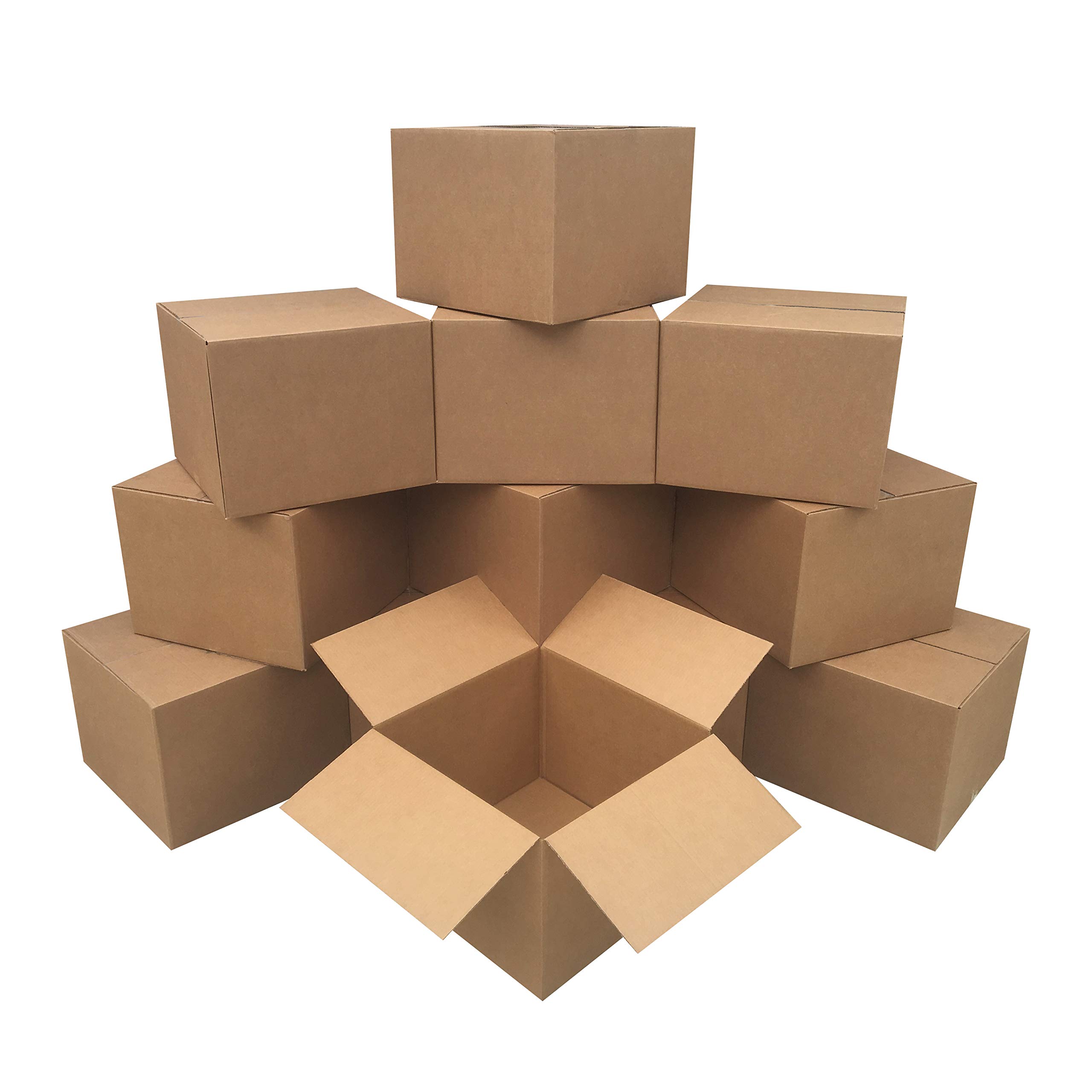Amazon Basics Heavy Duty Cardboard Moving Boxes - 12 Pack Large (20