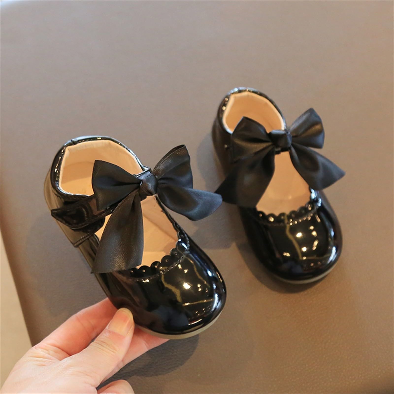 Toddler Ballet Mary Jane Bow Flat Shoes for Girls - Party & School Outfits