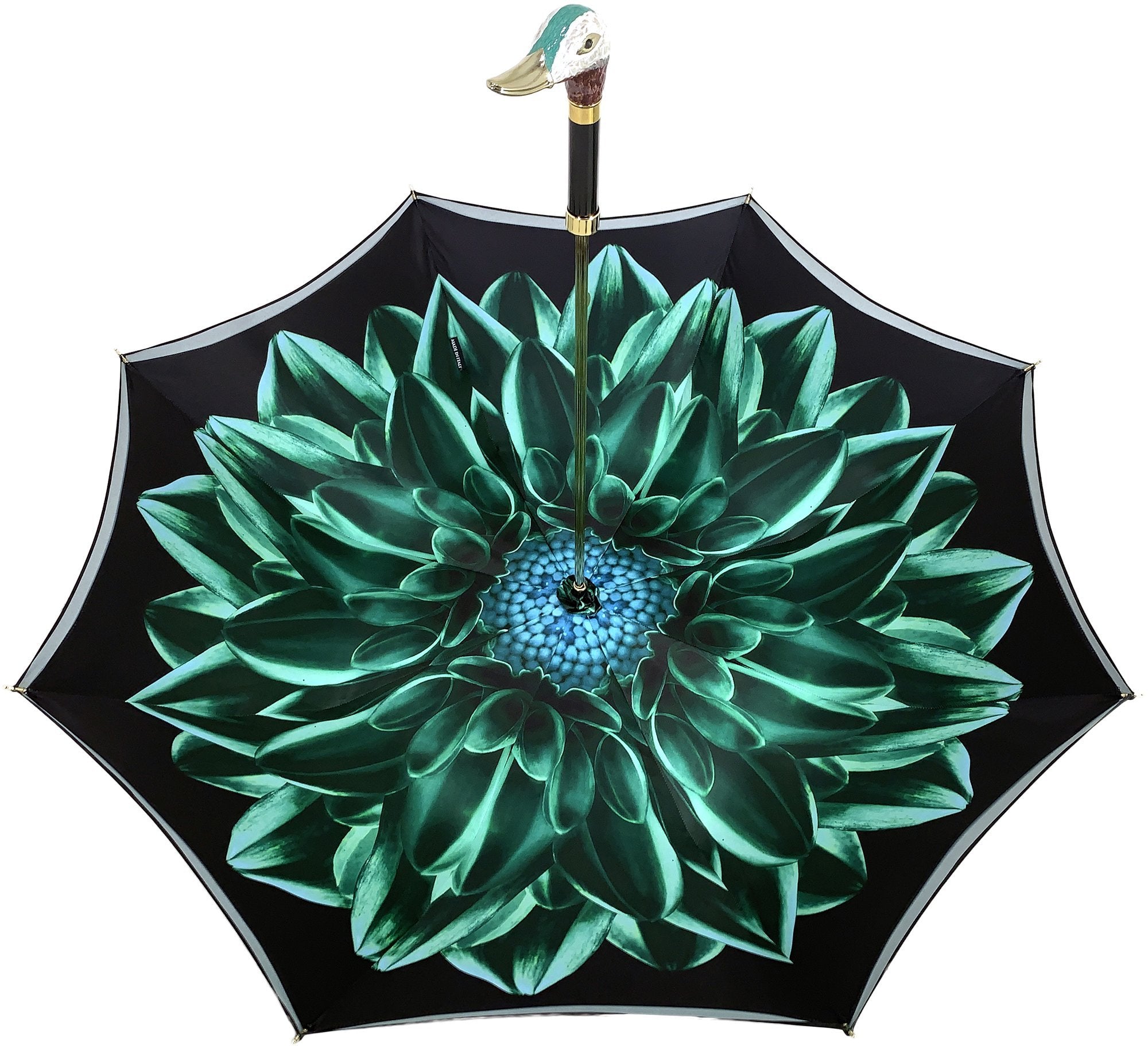 Luxury Green Satin Double Canopy Umbrella - Waterproof Windproof Outdoor Patio Garden Beach Wedding Event Accessory