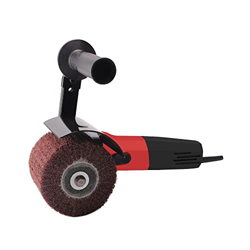 ZFE 1100W Handheld Electric Polisher & Sander Kit - 6 Speed Adjustable (380-1700 RPM) for Stainless Steel, Metal & Wood - Burnishing, Polishing & Wire Drawing Machine - Perfect for DIY Projects, Metalworking & Woodworking
