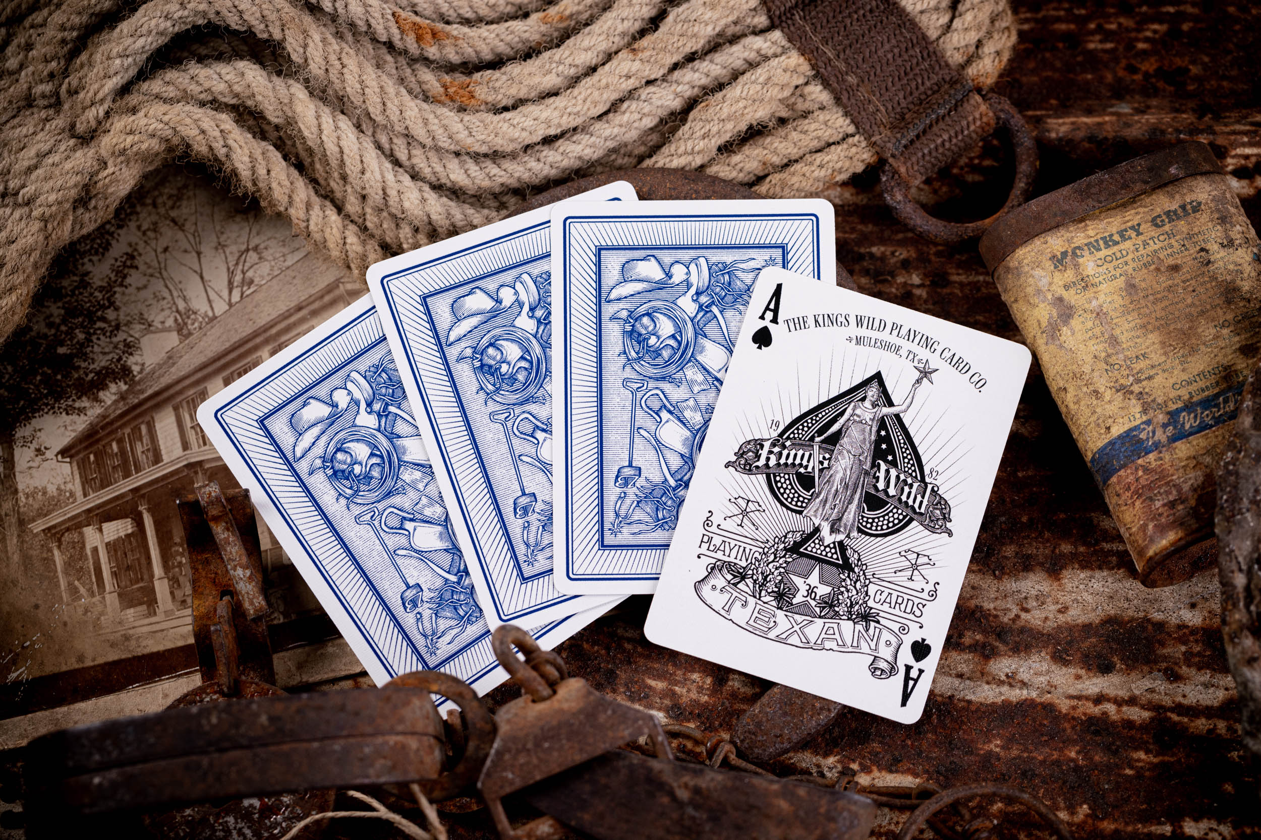 Premium TEXAN '36 Luxury Playing Cards - Elegant Deck for Poker, Blackjack, and Casino Games - Perfect for Game Nights, Gifts, and Collectors