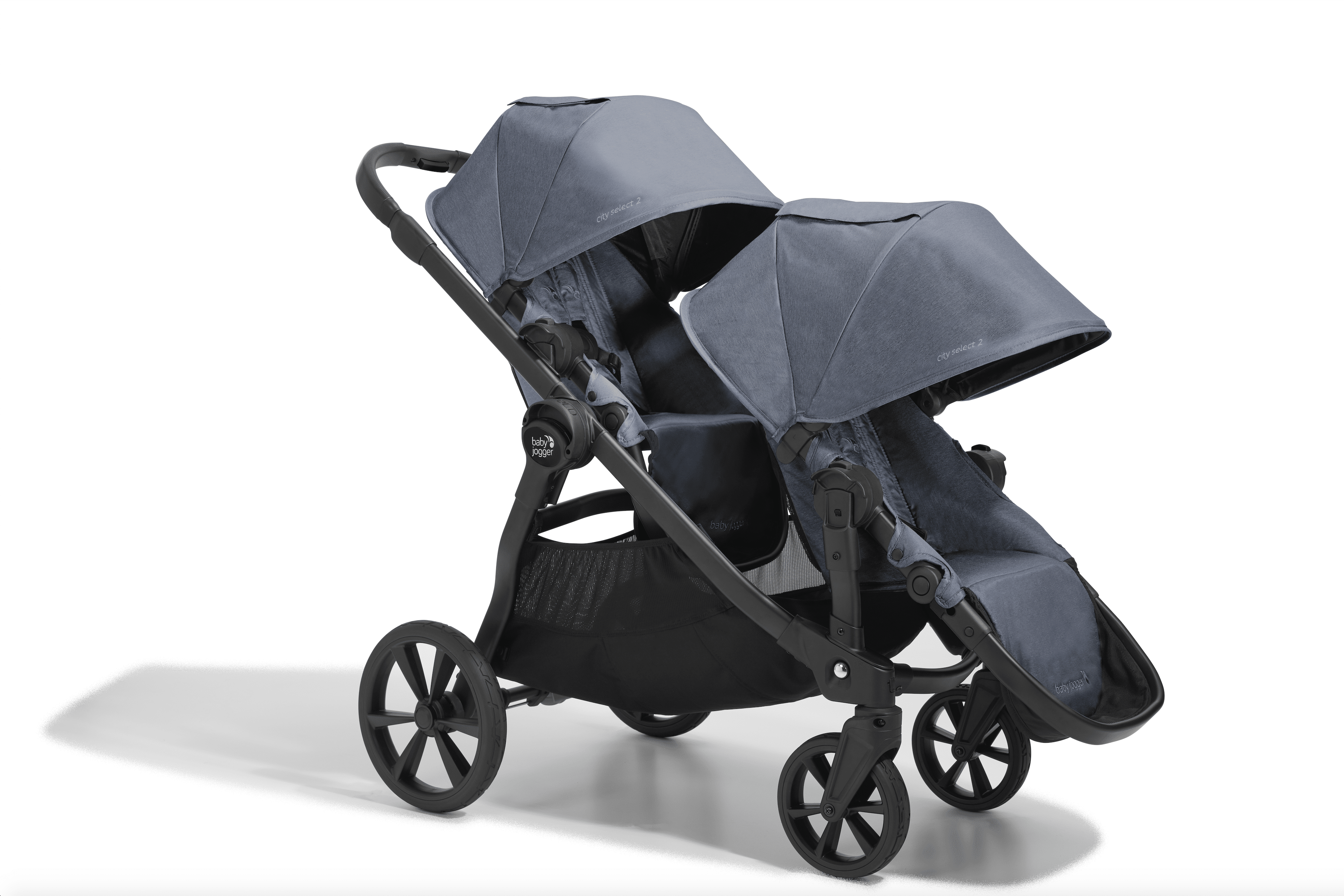Baby Jogger City Select 2 Double Stroller - Lightweight & Adjustable for Twins or Siblings - Perfect for Urban Walking, Shopping & Travel