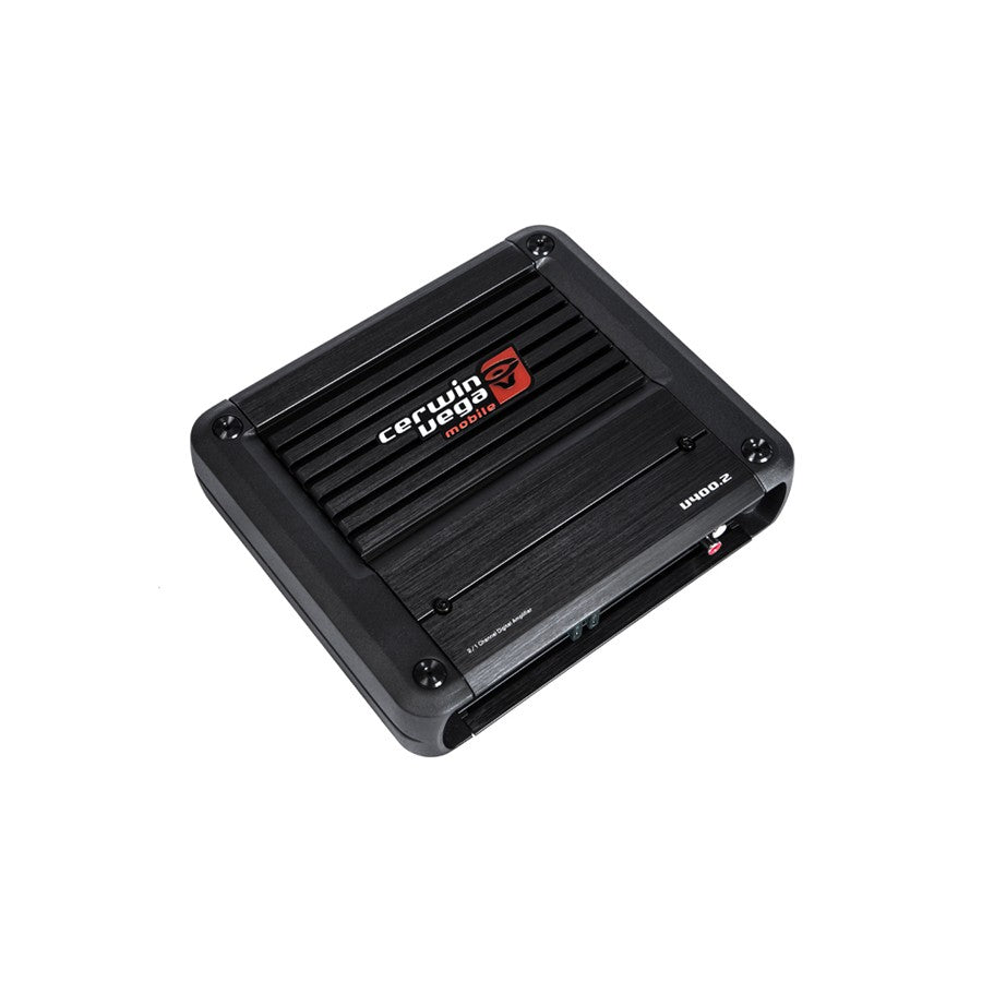 Cerwin Vega V400.2 Vega Series 2 Channel Class D Car Amplifier - 400W High Power Audio Boost for Cars, Trucks & SUVs - Perfect for Bass Enhancement & Clear Sound on Road Trips