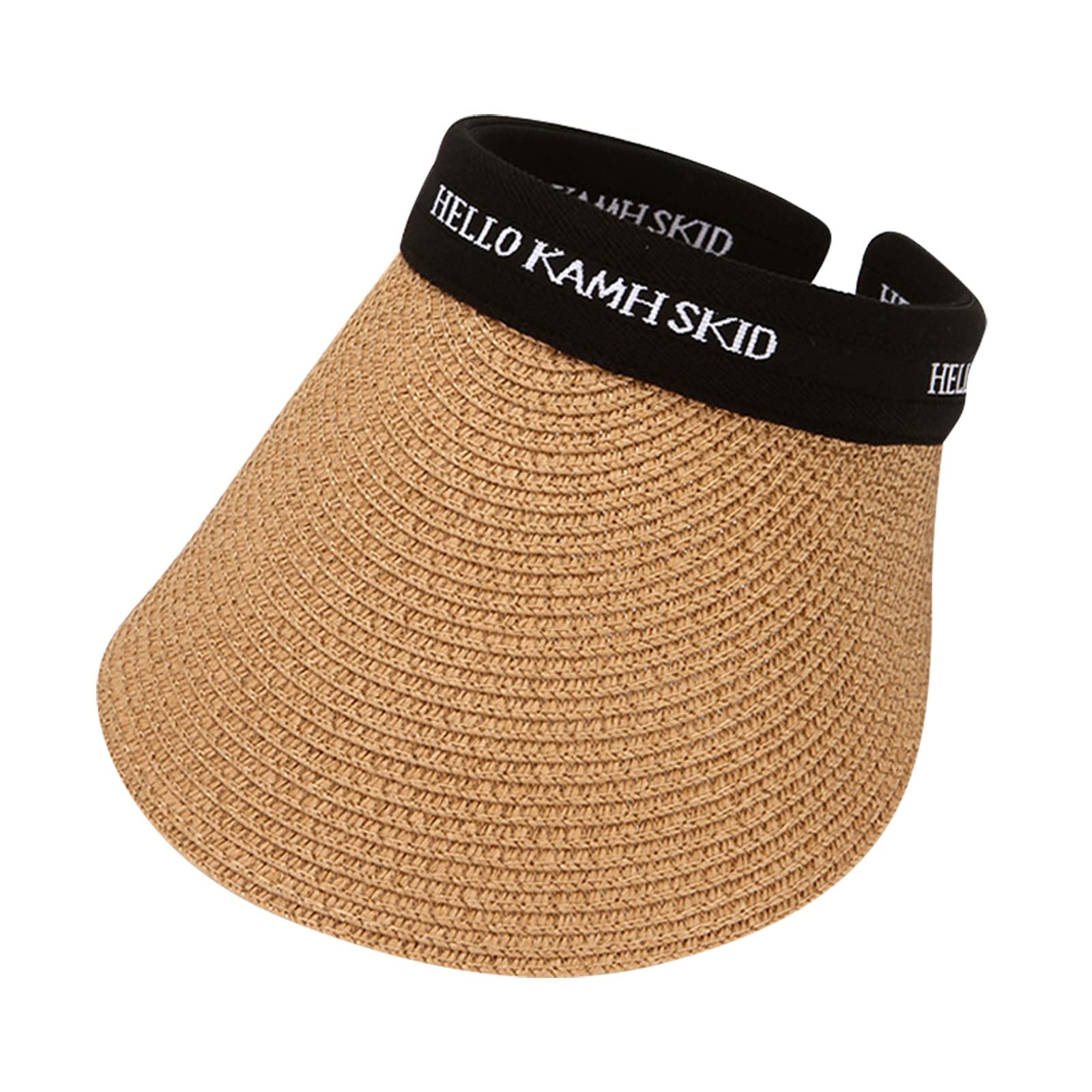 Stylish Women's Wide Brim Straw Sun Hat - UPF 50+ UV Protection Beach Hat for Summer, Golf, Travel & Outdoor Activities - Perfect for Beach Vacations, Pool Parties and Garden Relaxation