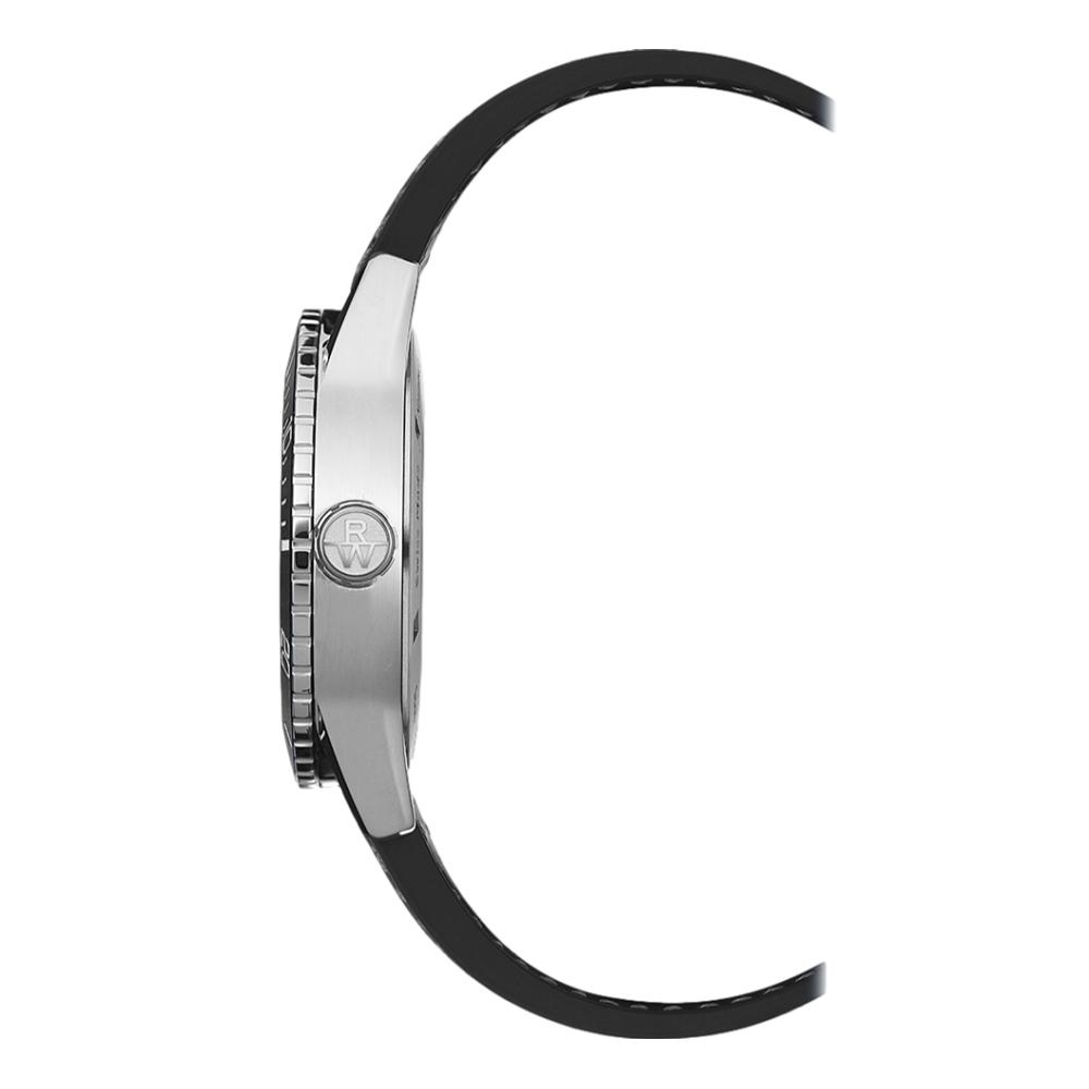 Professional Diver Watch - 42.5mm Black Gradient Dial with Rubber Strap - Perfect for Scuba Diving, Water Sports & Outdoor Adventures
