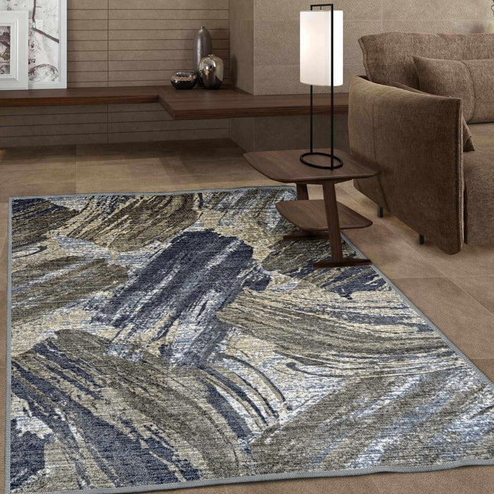 Xander Modern Abstract Indoor Area Rug - Soft Non-Slip Living Room Carpet for Bedroom, Dorm & Home Decor | Boho Chic Design for Cozy Spaces