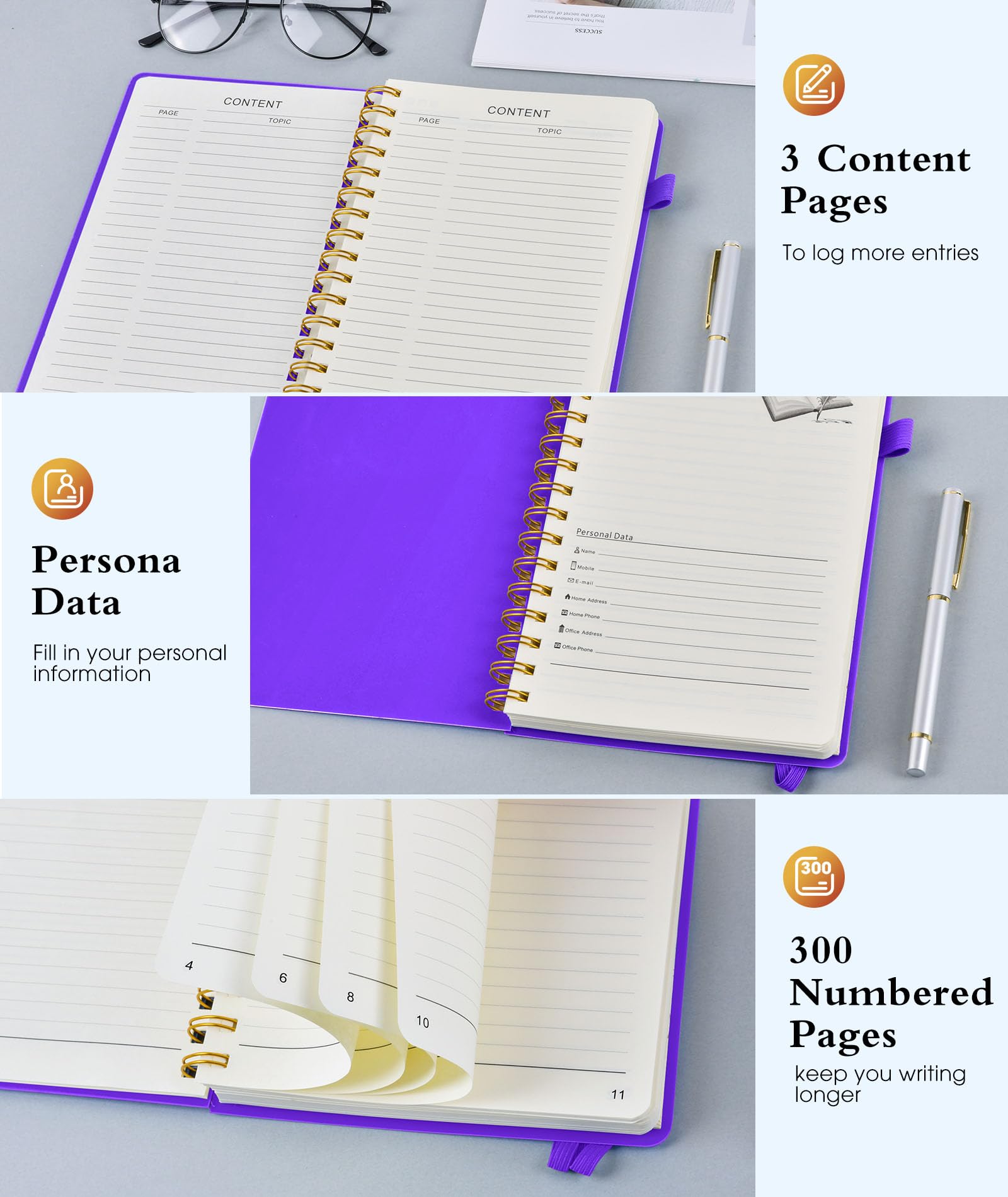 Premium A5 Spiral Notebook - 5.8