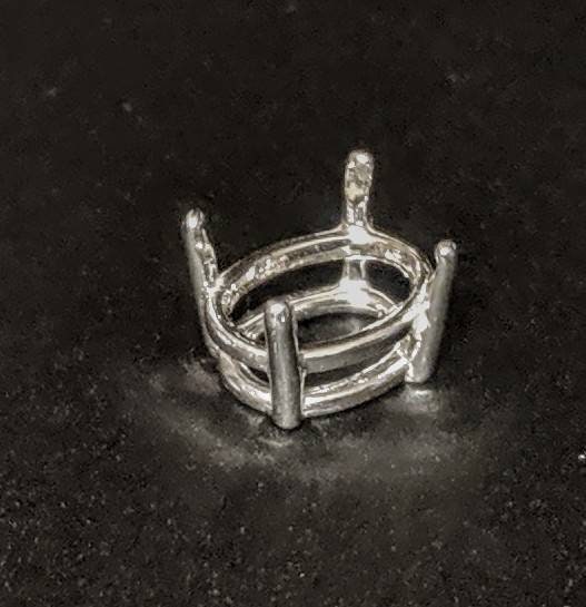 Handmade Sterling Silver or 14kt Gold Wire Basket 4x3 30x22mm - Oval Head, Ring, Earring & Pendant Findings for DIY Jewelry Making - Perfect for Custom Necklaces, Bracelets & Earrings