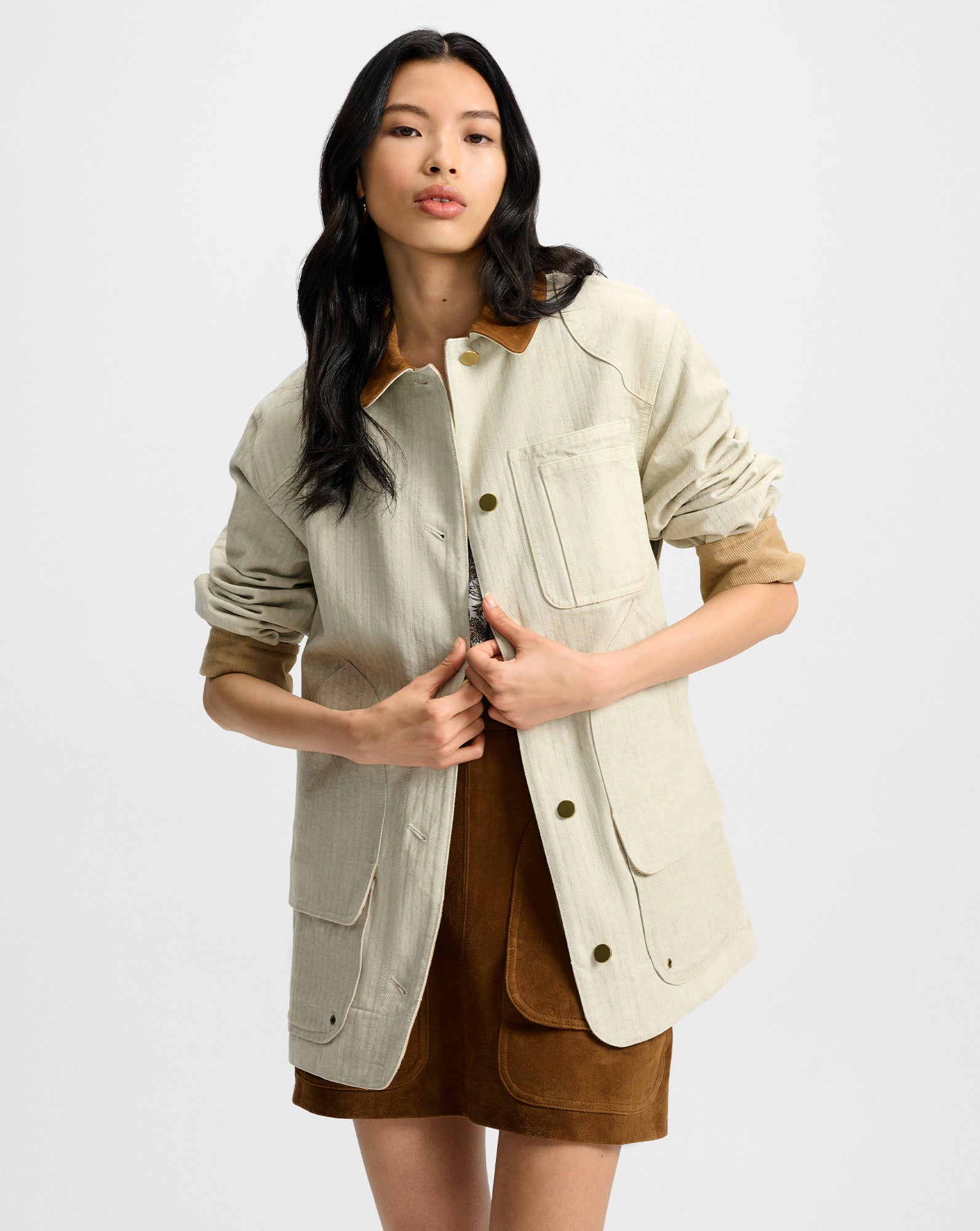 Abbas Chore Jacket for Men - Durable Workwear with Multiple Pockets - Perfect for Outdoor Activities, Farming & Casual Wear