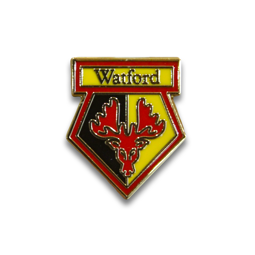 Official Watford FC Pin Badge - Collectible Football Club Enamel Lapel Pin - Perfect for Fans, Gifts & Match Day Accessories