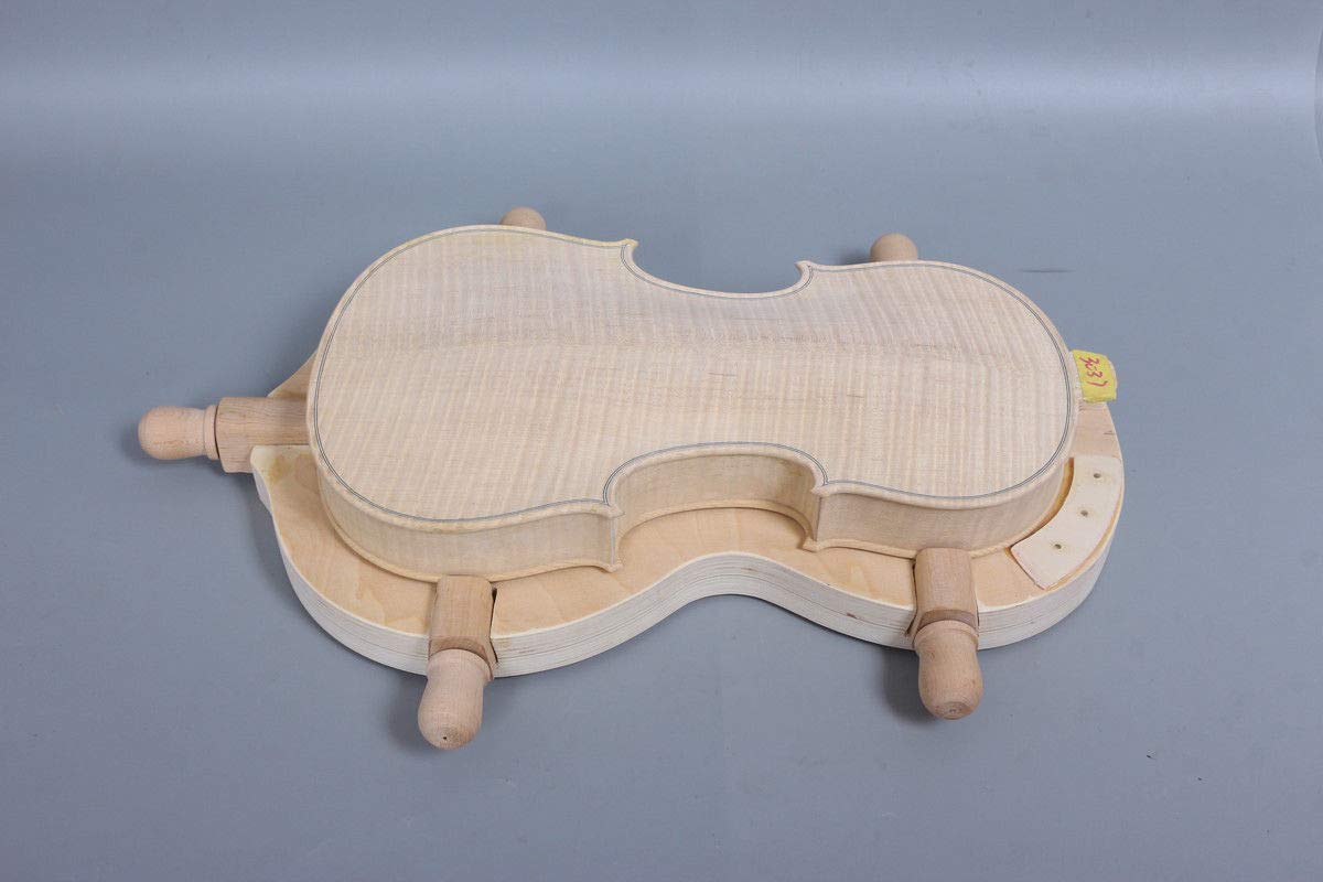 Yinfente 4/4 & 3/4 Violin Cradle Tool - Professional Violin Making & Repair Tool for Luthiers - Secure Violin Body Holder for Carving & Maintenance - Perfect for Workshop & Instrument Repair