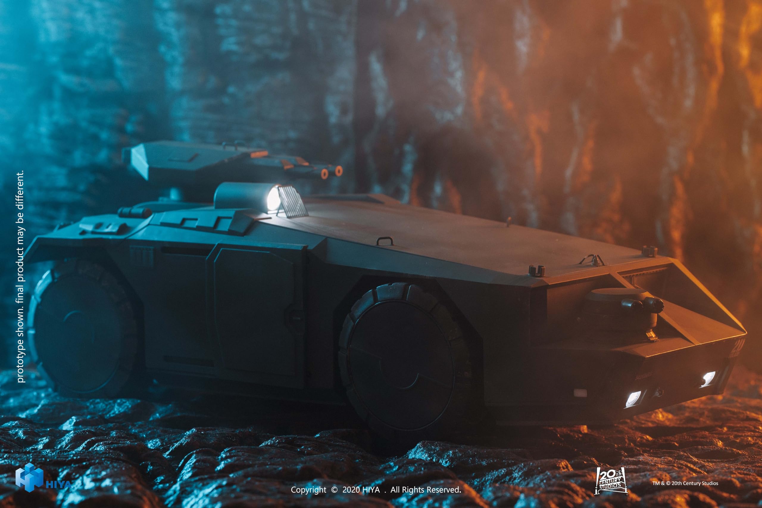 Hiya Toys Exquisite Mini Series 1/18 Scale 5 Inch Aliens Armored Personnel Carrier - Green Version Collectible Vehicle with Action Figures | Perfect for Sci-Fi Displays, Diorama Building & Action Figure Photography