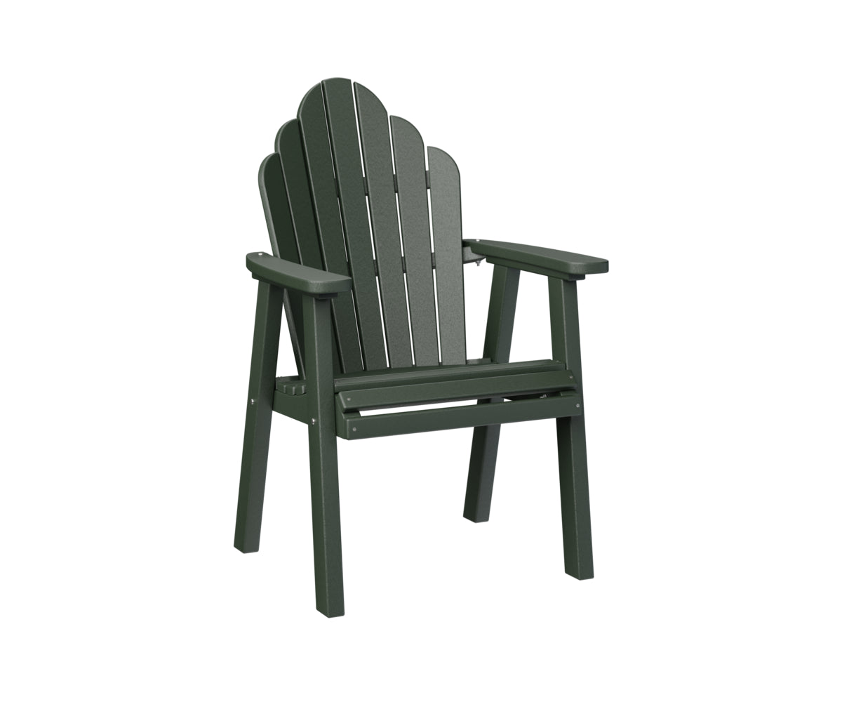 Berlin Gardens Cozi Back Dining Chair - Comfortable Patio & Outdoor Dining Chair for Garden, Deck, and Restaurant Use