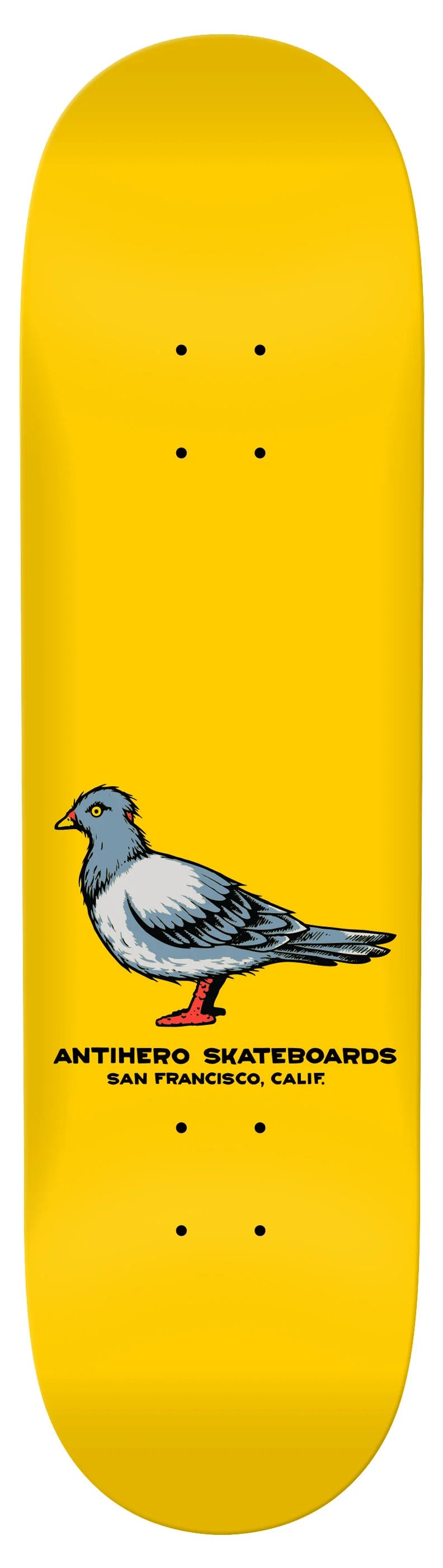 Anti Hero Team Pigeon Skateboard Deck - Premium Quality Skateboard for Street & Park Riding - Perfect for Skaters, Beginners & Collectors