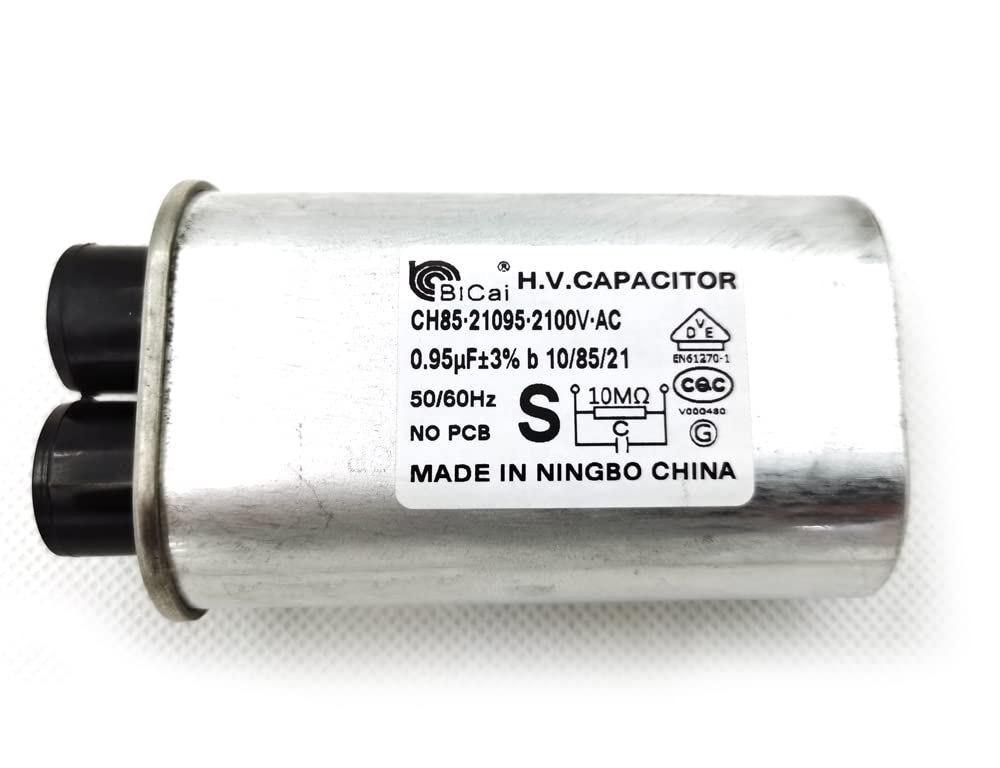 GE WB27X11031 High Voltage Capacitor Replacement for Microwave Ovens - Compatible with Various GE, Hotpoint & Kenmore Models - Perfect for DIY Microwave Repair & Maintenance