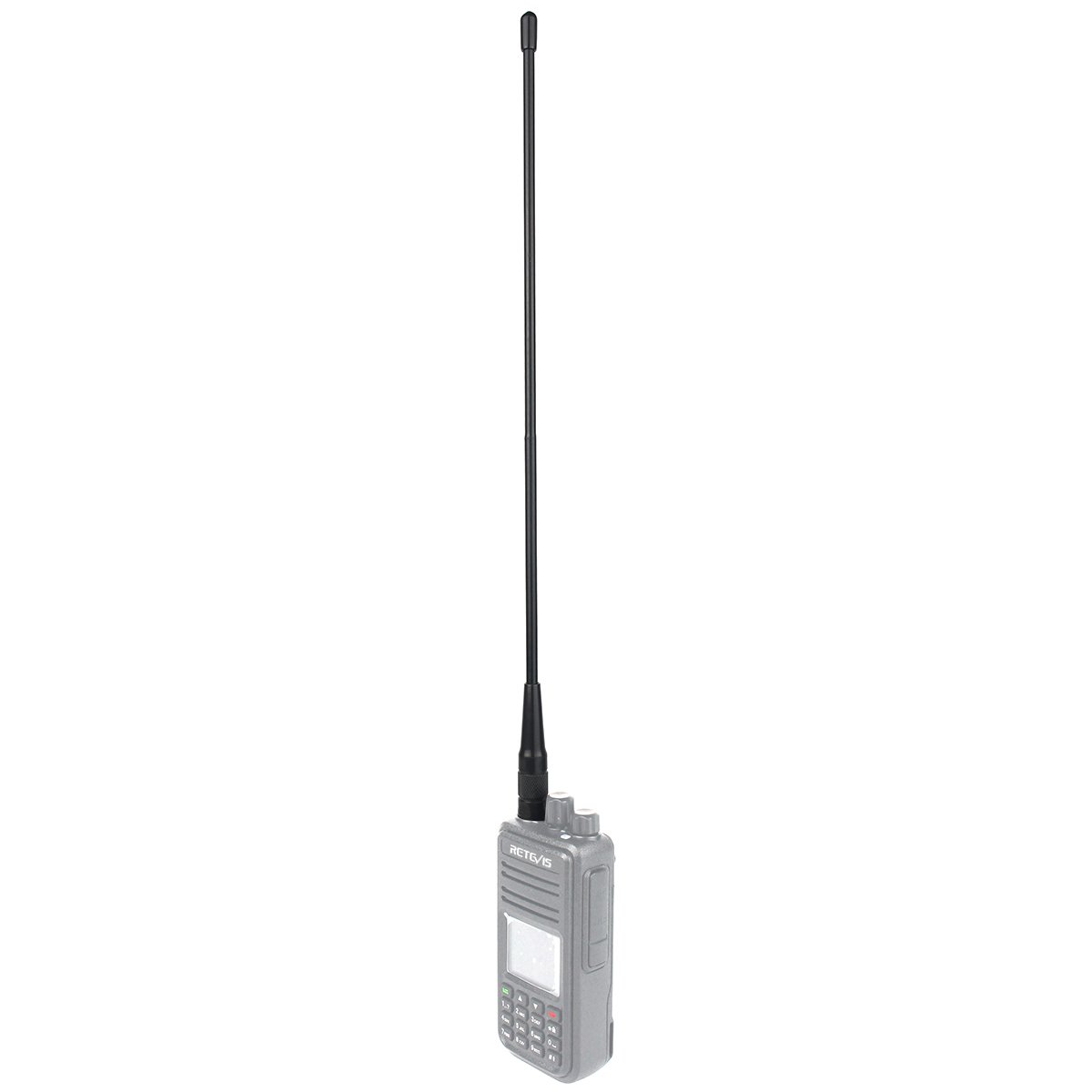 Retevis RHD771 Walkie Talkie Antenna - SMA-M Dual Band VHF/UHF High Gain Antenna Compatible with Retevis RT1 RT3 RT3S RT81 RT82 RT83 RT87 RT50, Baofeng UV-3R, YAESU, WOUXUN, TYT, TONGFA (2 Pack) - Perfect for Outdoor Adventures, Camping, Hiking, and Emergency Communication