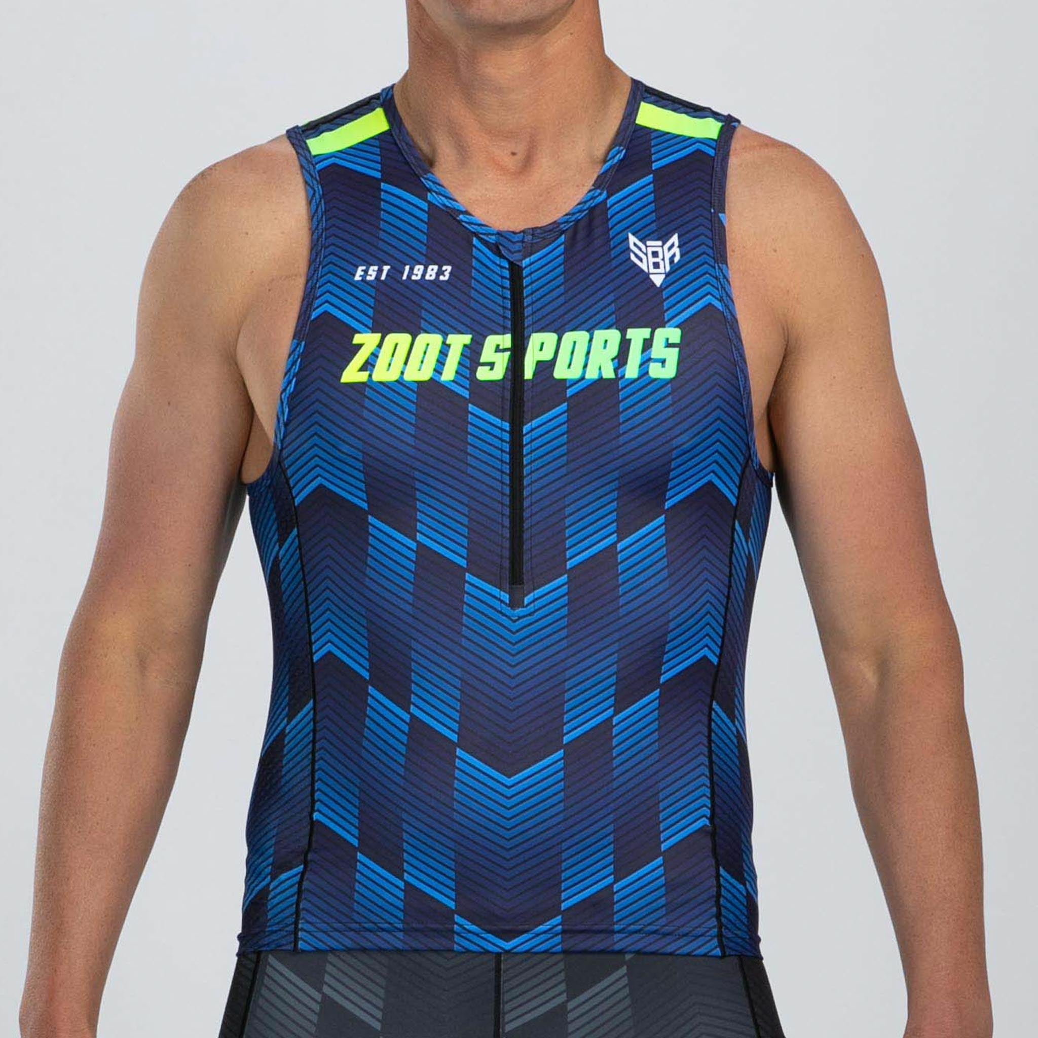 Men's Limited Edition Tri Tank Top - Breathable & Lightweight Running Shirt for Gym, Workout & Sports | Speedway Collection