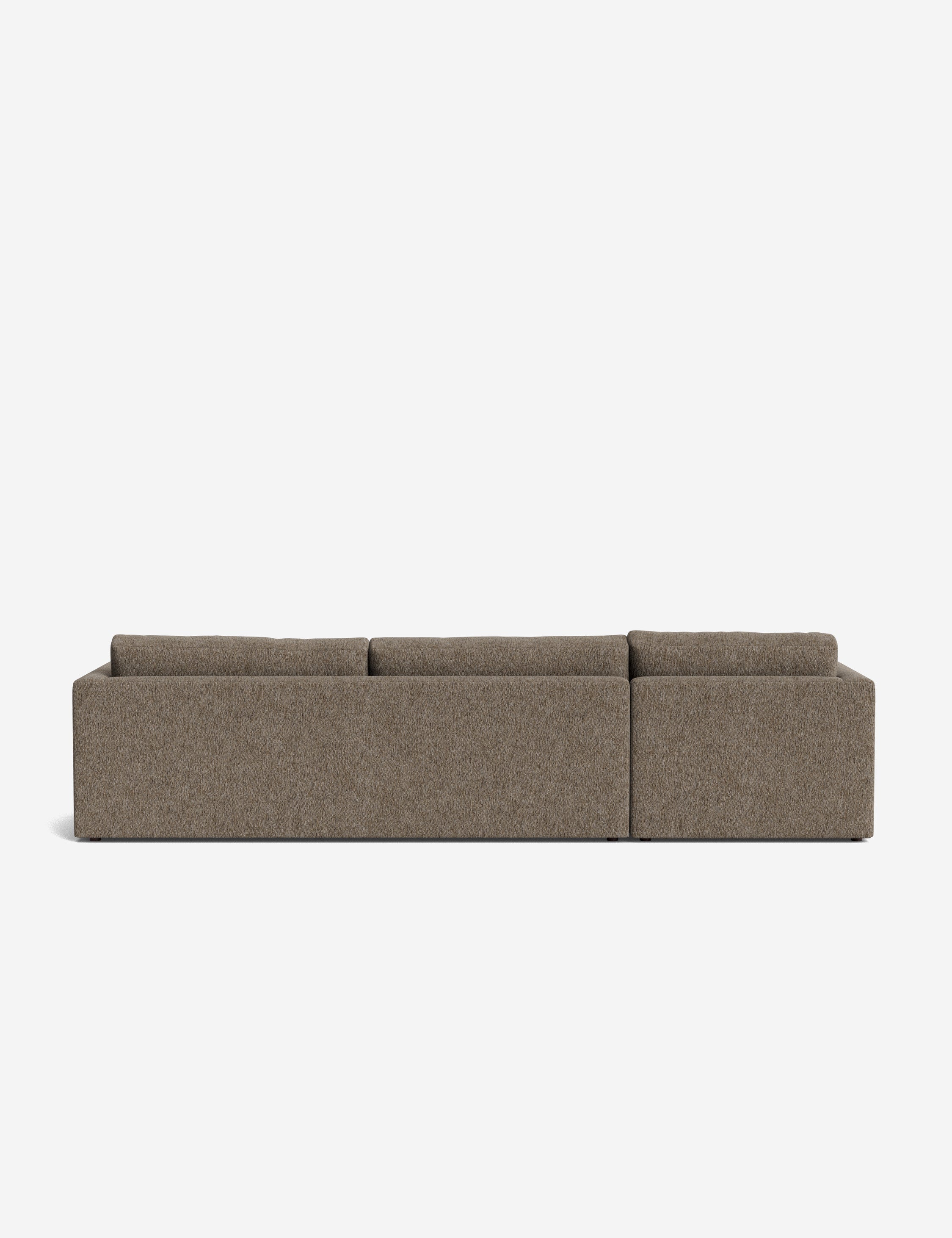 Durham Chaise Sectional Sofa - Modern L-Shaped Couch with Chaise Lounge, Upholstered Fabric, Comfortable Living Room Furniture for Small Spaces | Perfect for Apartments, Condos & Family Gatherings