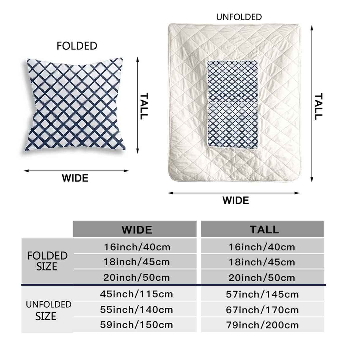 Premium Soft Travel Blanket Pillow - 18