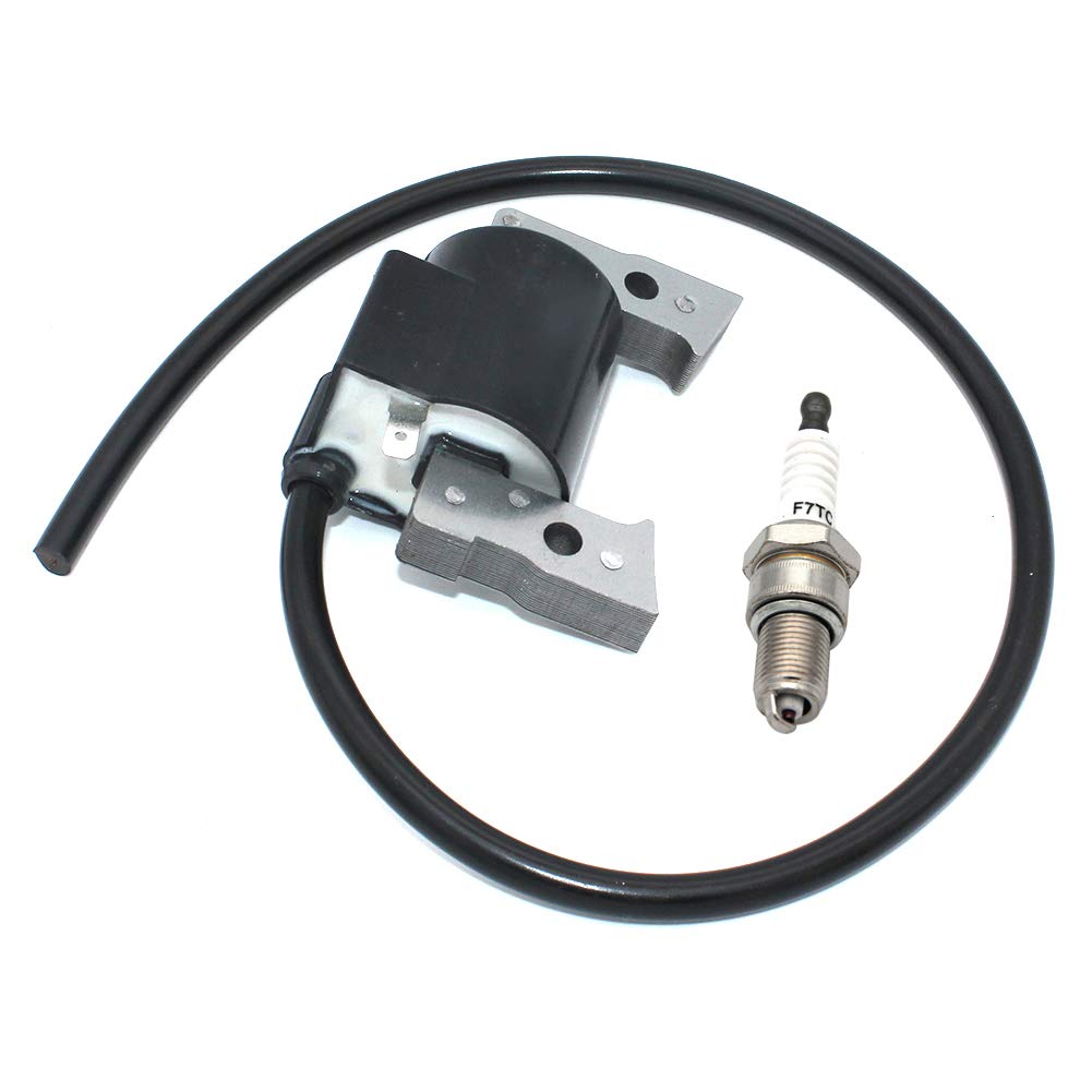 High Performance Ignition Coil with Spark Plug for Kawasaki FC401V FC420V FB460V - Compatible with Toro 30165, John Deere GT242 LX172 LX176 (Part# 21121-2086, AM121820, KM-21121-2086) - Perfect for Lawn Mowers, Tractors & Outdoor Power Equipment