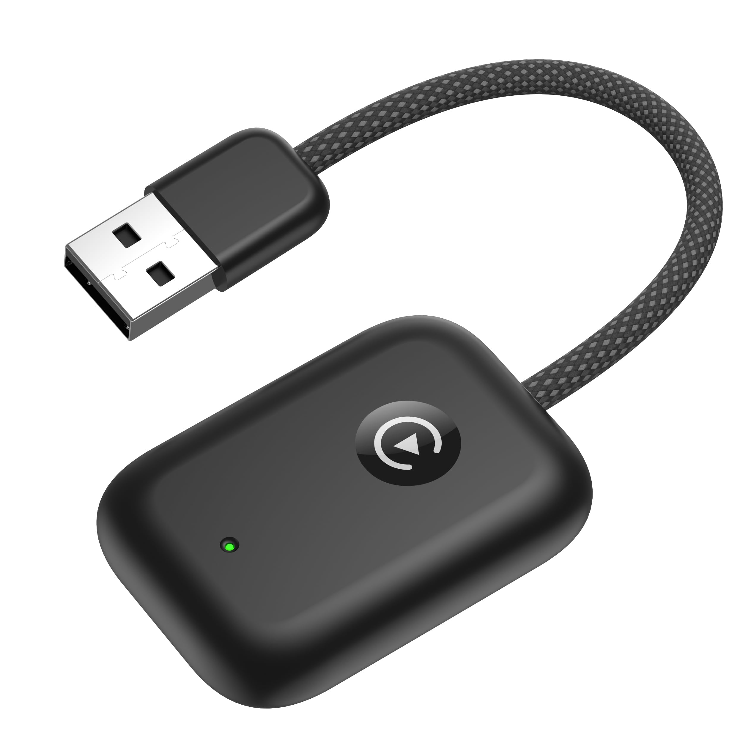 2024 Wireless CarPlay Adapter for iPhone - Upgrade Wired to Wireless CarPlay, Plug & Play Dongle with Fast Response & Stable Connection (Black) | Perfect for Commuting, Road Trips & Hands-Free Driving