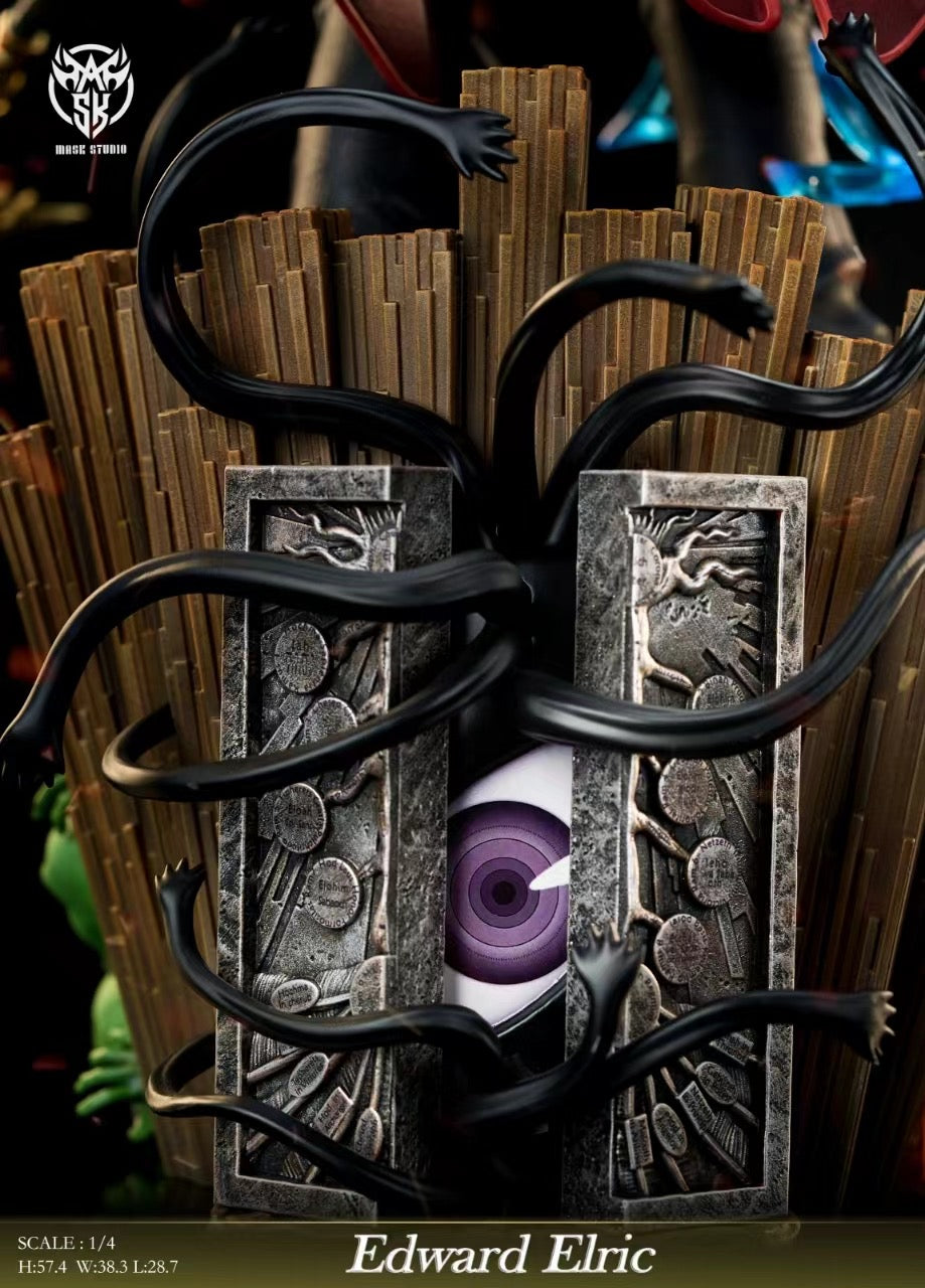 Mask Studio Fullmetal Alchemist Edward Elric Cosplay Mask - Anime Convention Costume Accessory for Halloween & Comic Con