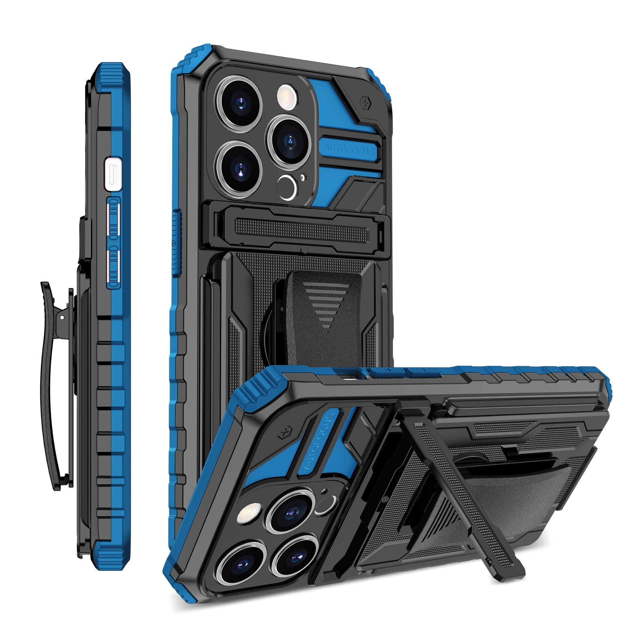 TOMLIN 360° Rotating Belt Clip Holster Case for Google Pixel 6 Pro - Military Grade Shockproof Phone Cover with Kickstand | Perfect for Construction, Outdoor Work & Active Lifestyle