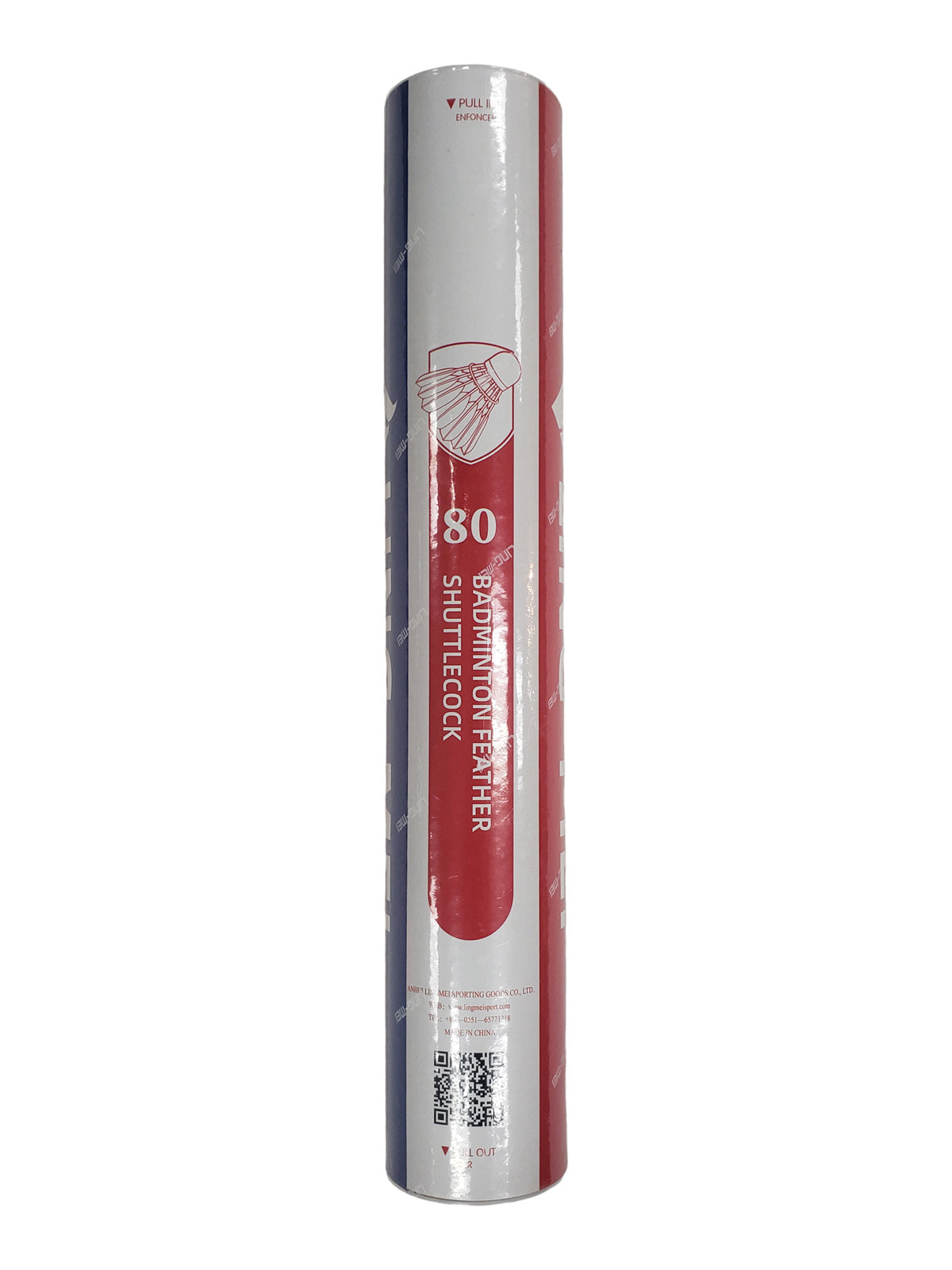 Lingmei 80 Goose Feather Badminton Shuttlecocks - Professional Grade Birdies for Training & Tournament Play - Perfect for Indoor/Outdoor Badminton Games & Sports Practice