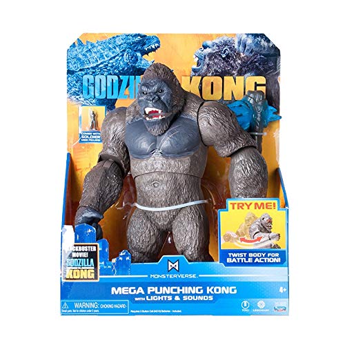 Godzilla vs Kong PVC Action Figures - King Mega Punching Kong, Warbat & Gojira Anime Collectible Toys (15-33cm) - Perfect for Kids Birthday Gifts, Anime Collections & Monster Battle Scenes
