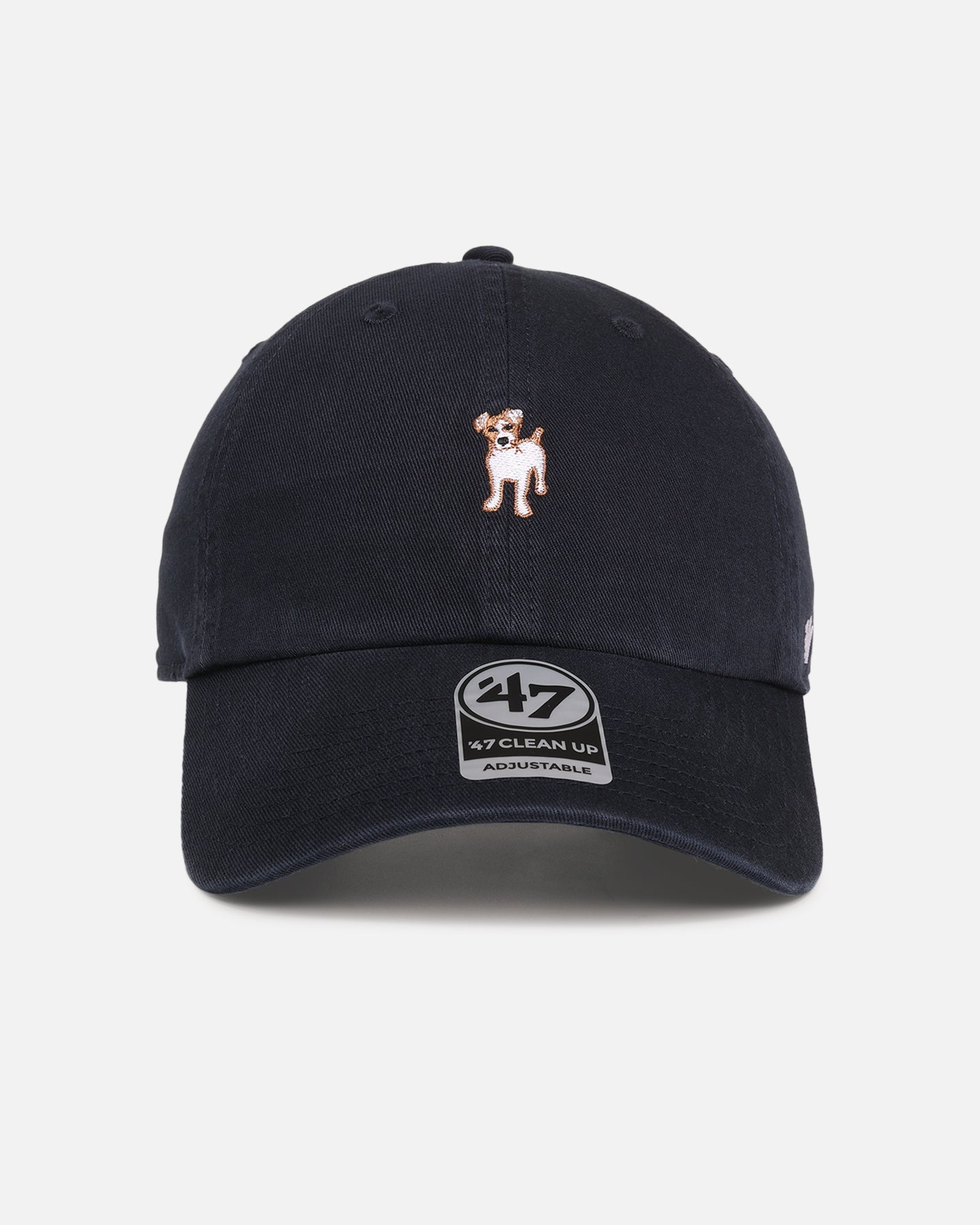 47 Brand Jack Russell Terrier 'Dog Collection' Adjustable Strapback Hat - Navy Blue Baseball Cap for Dog Lovers, Pet Owners & Outdoor Activities