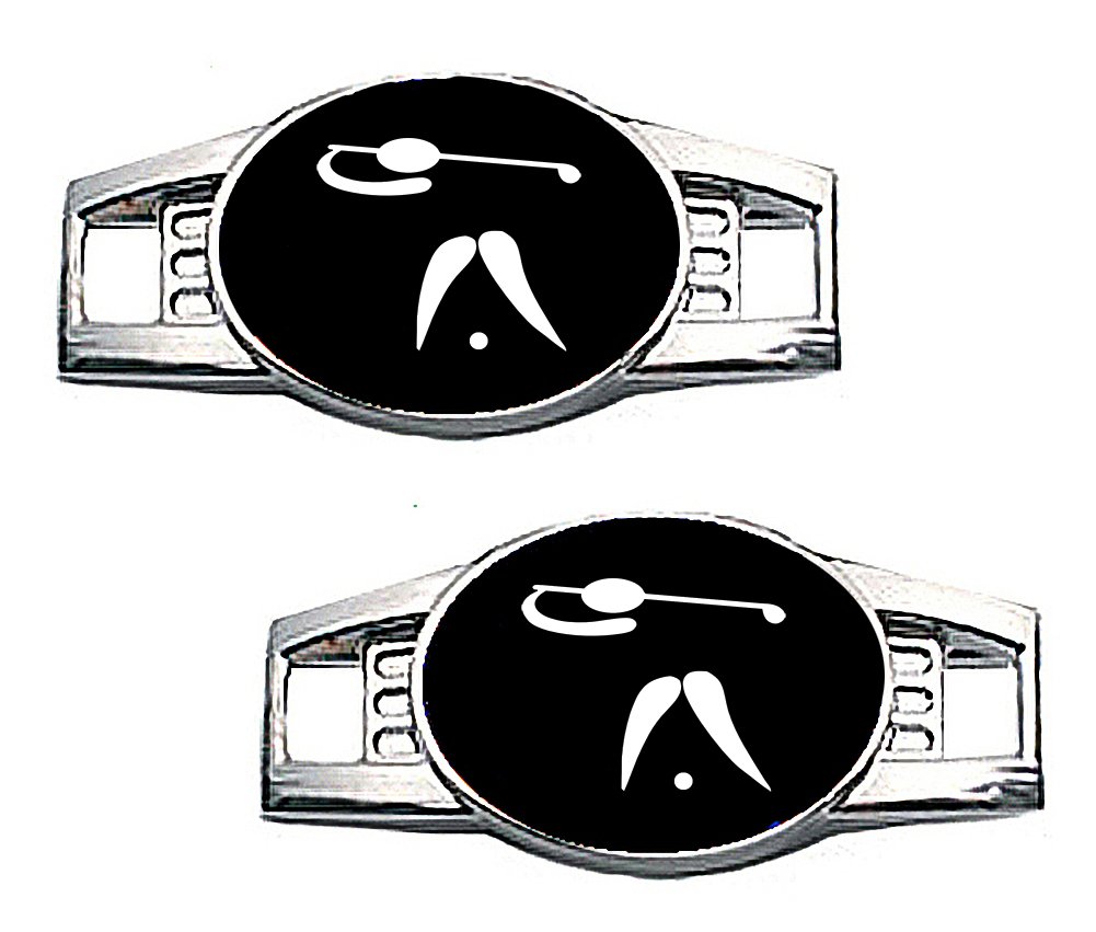 Golf Shoe Charms - 7 Color Paracord Charms for Golf Accessories
