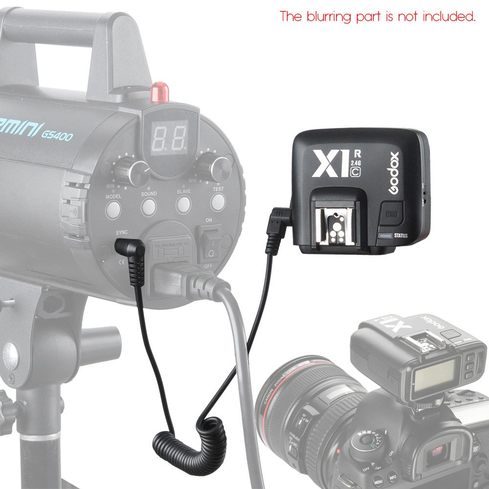 Godox X1R-C 32 Channel TTL Wireless Flash Receiver & Shutter Release for Canon EOS Cameras - 1/8000s Sync Speed, Compatible with X1T-C Transmitter - Perfect for Studio Photography, Wedding & Event Shooting