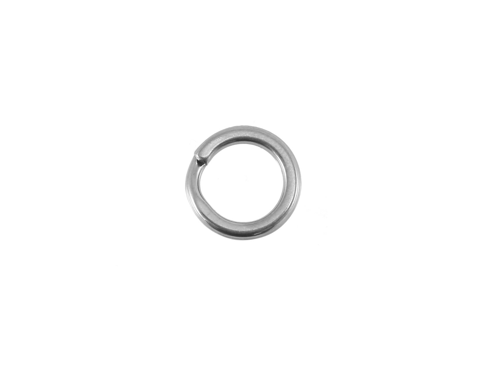Jigging World Premium Stainless Steel Split Rings for Fishing Lures - Corrosion Resistant Tackle Accessories for Saltwater & Freshwater Fishing