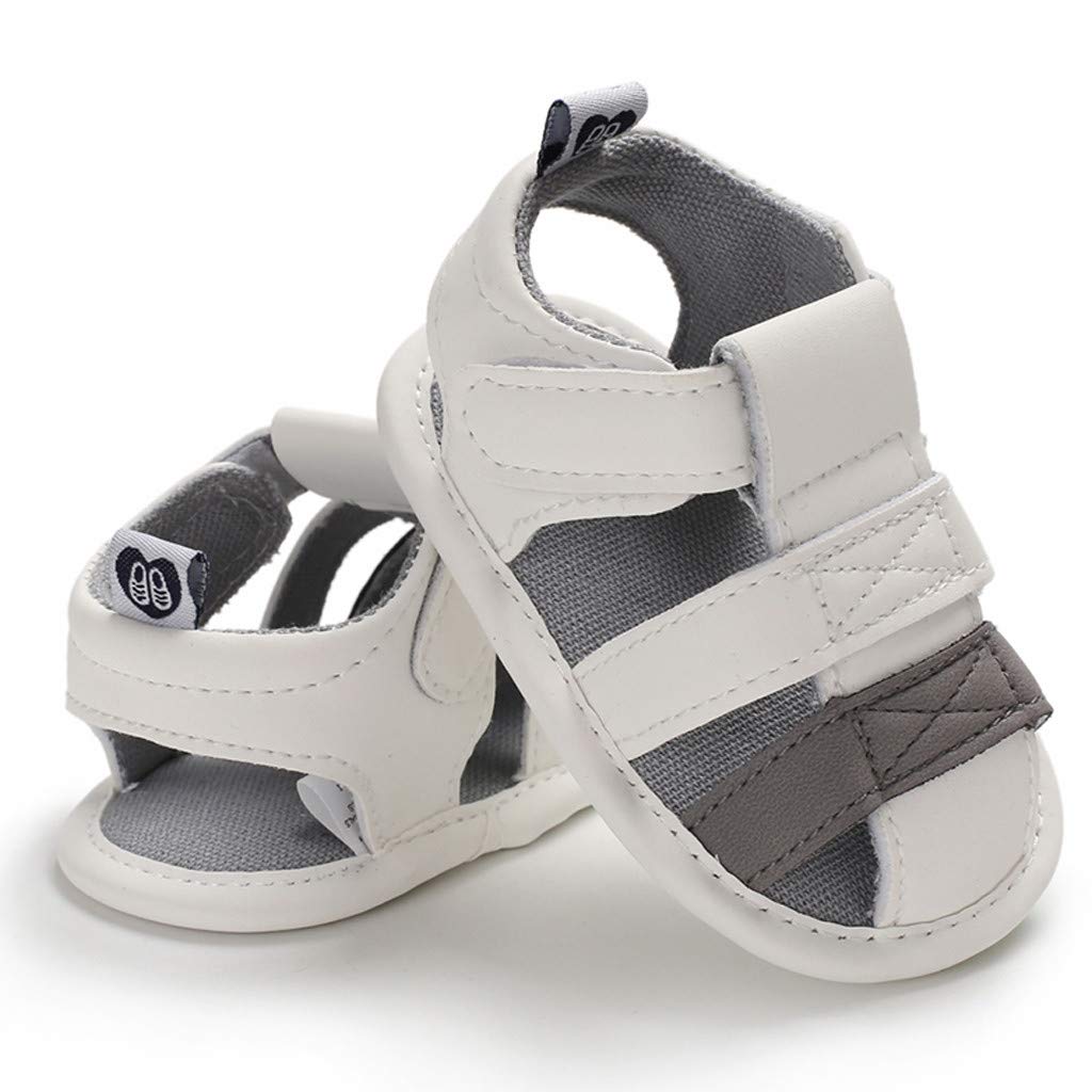 **Toddler Boys Canvas Shoes - Soft Breathable Prewalker Sandals for Infants | Lightweight Single Sole Design | Perfect for Playtime, Walking & Outdoor Activities**