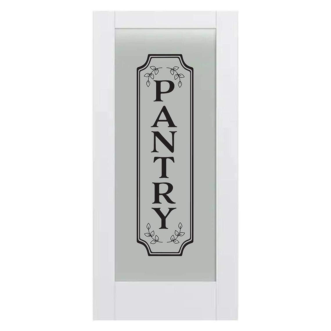 Custom Vertical Pantry Door Decal Sticker for Glass or Wood Doors & Walls - Medium, Large, XLarge Sizes - Personalized Kitchen Wall Decor for Pantry Organization & Home Aesthetic Upgrade